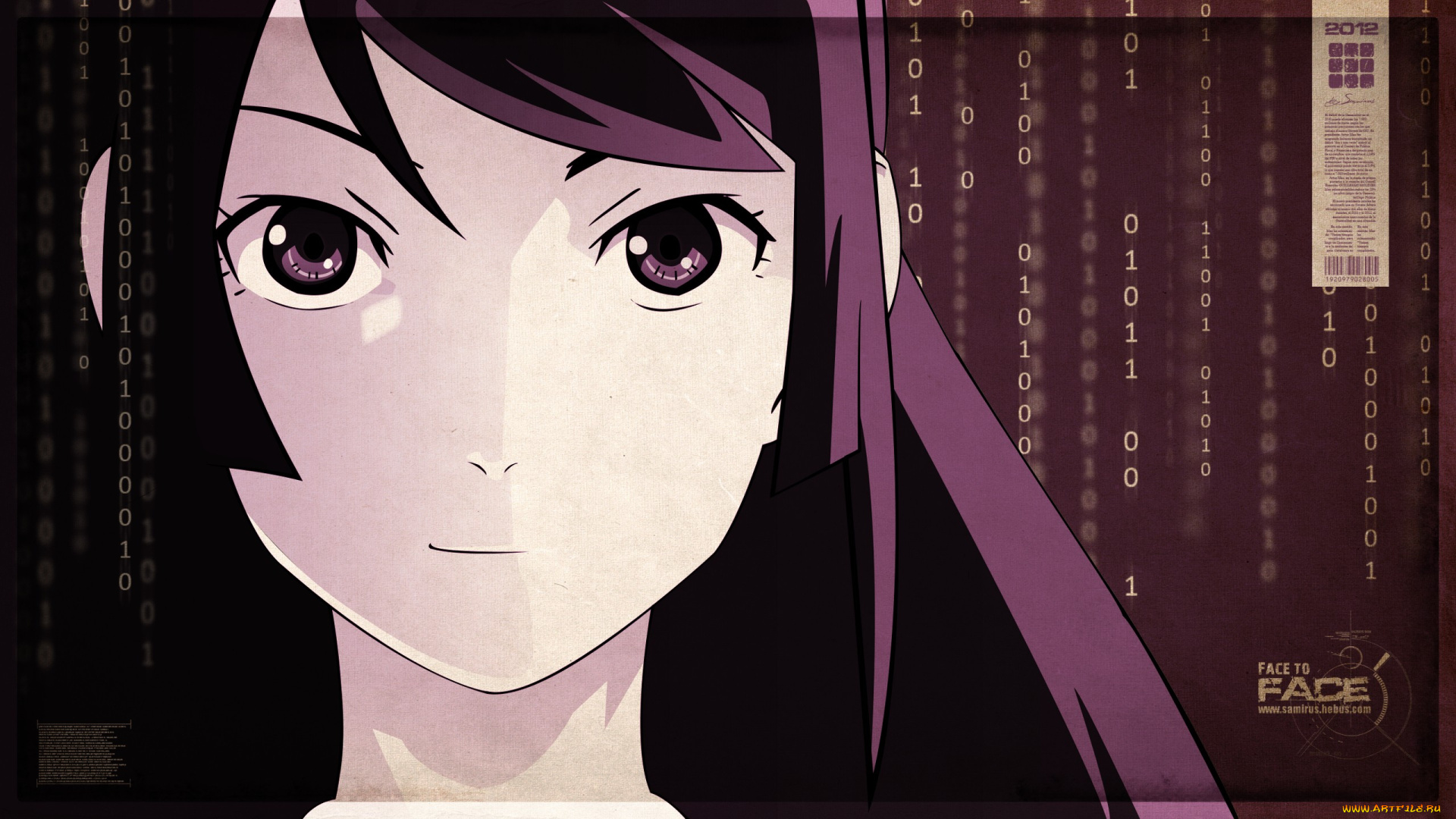 аниме, bakemonogatari, девушка