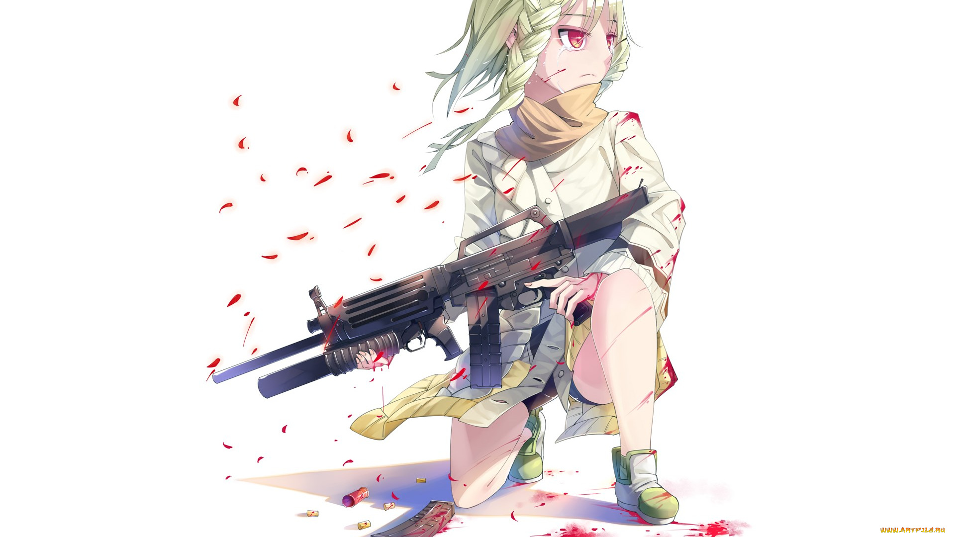 аниме, black, bullet, чёрная, пуля