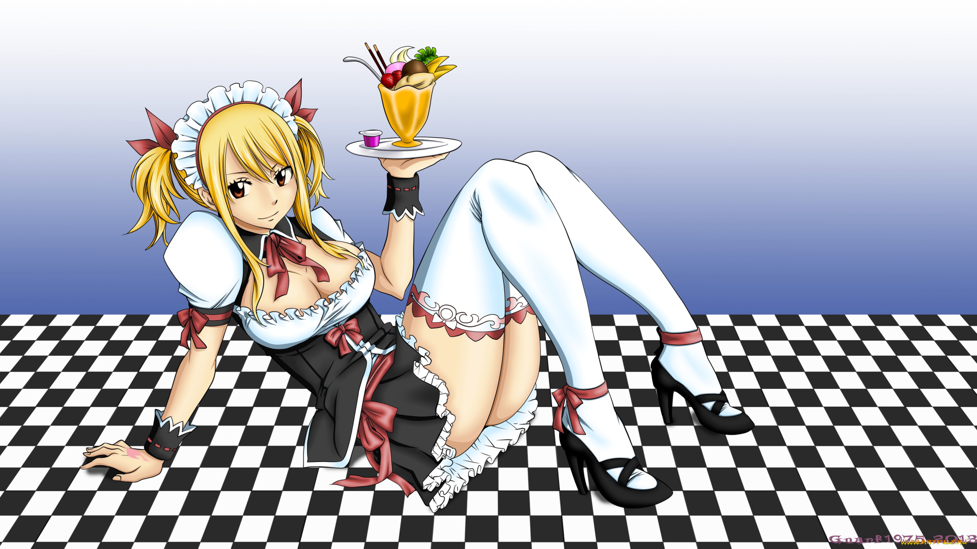 аниме, fairy, tail, хвост, феи