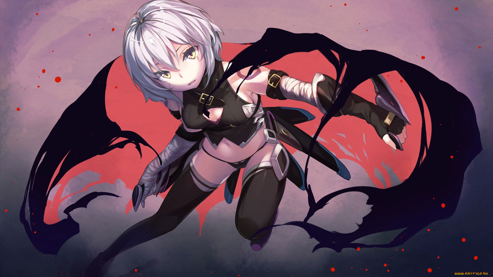 аниме, fate, stay, night, девушка