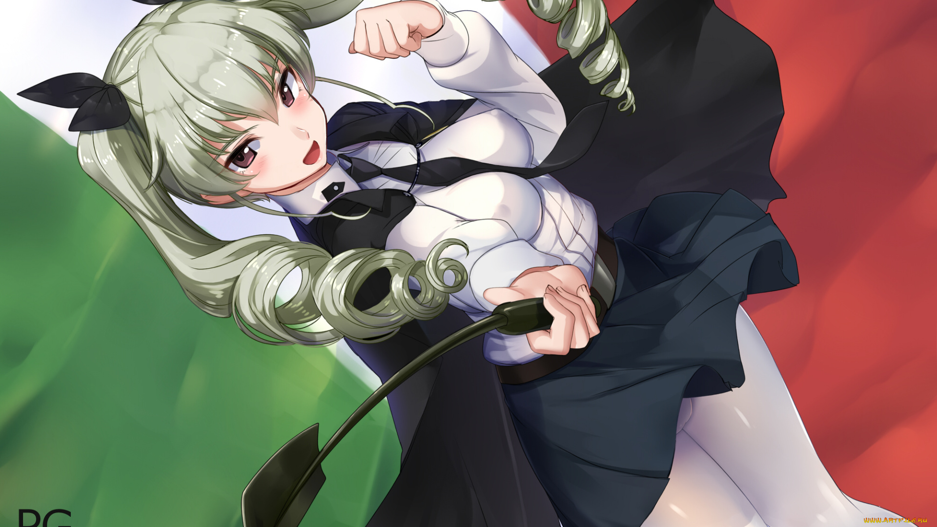 аниме, girls, und, panzer, девушка