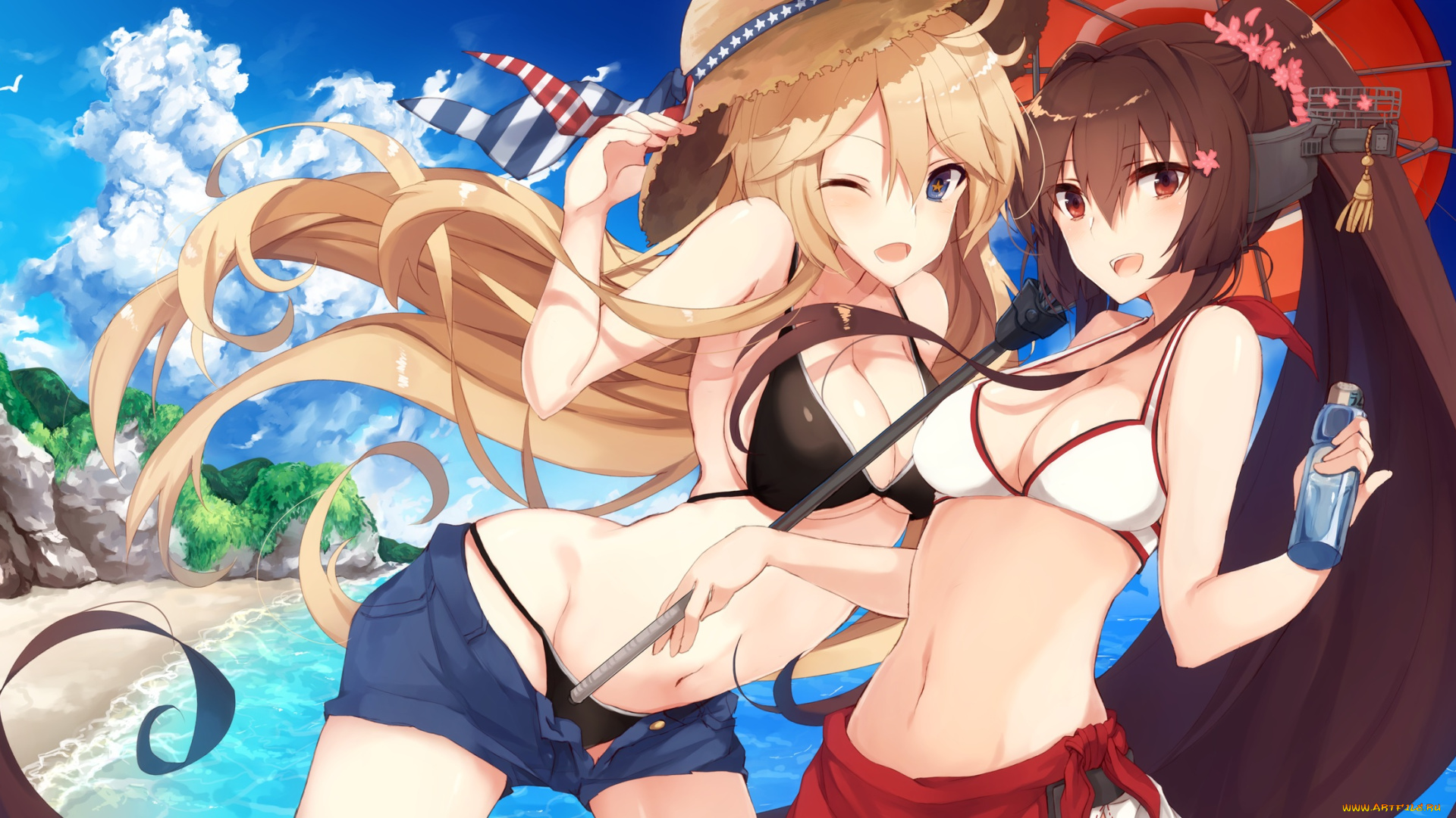 аниме, kantai, collection, девушки