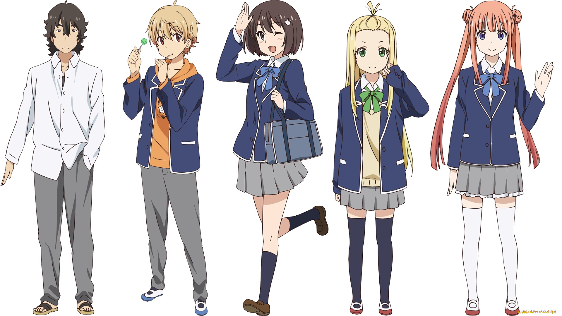 аниме, kono, bijutsubu, ni, wa, mondai, ga, aru, персонажи