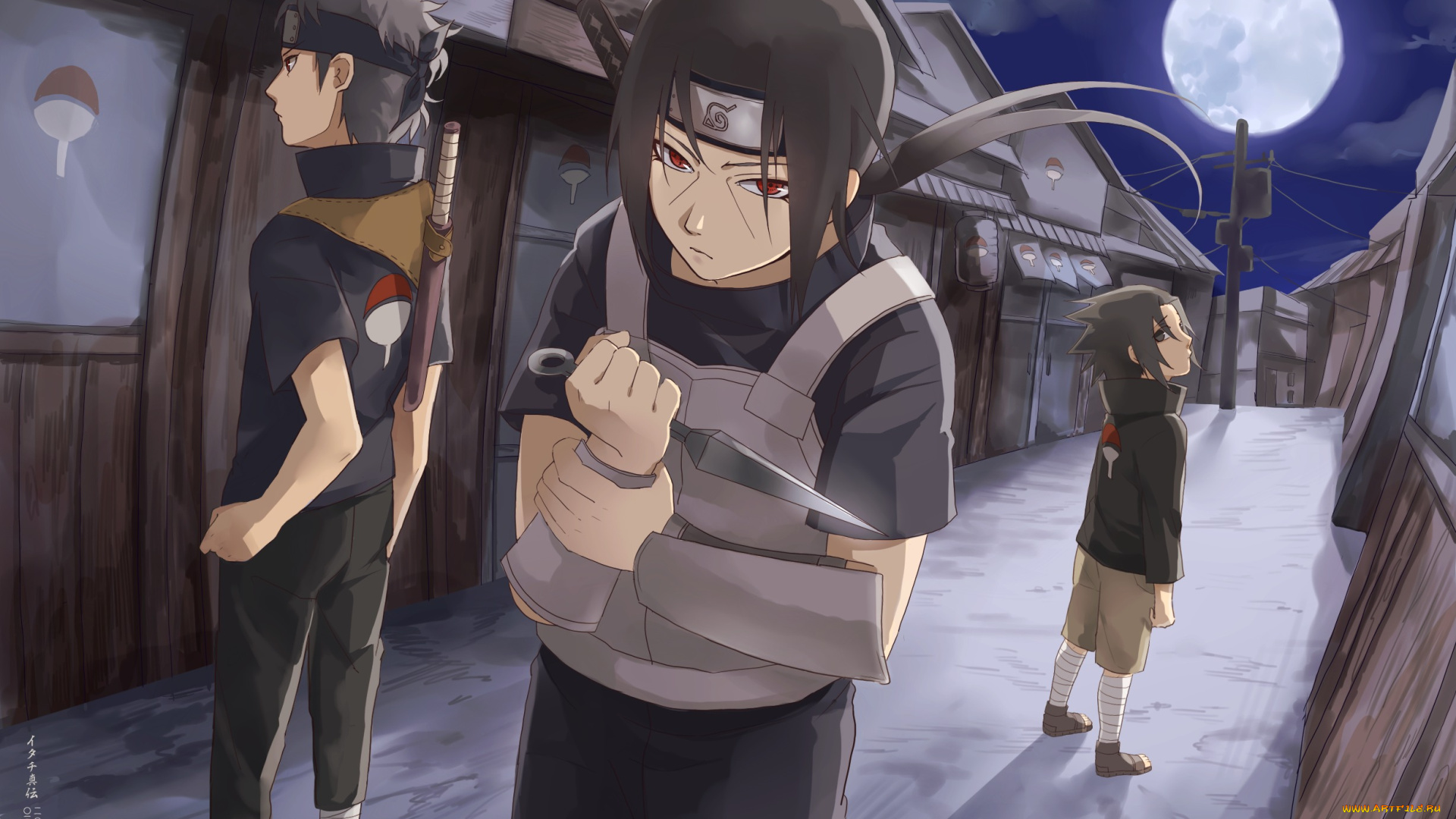 аниме, naruto, uchiha, clan, shisui, itachi, sasuke
