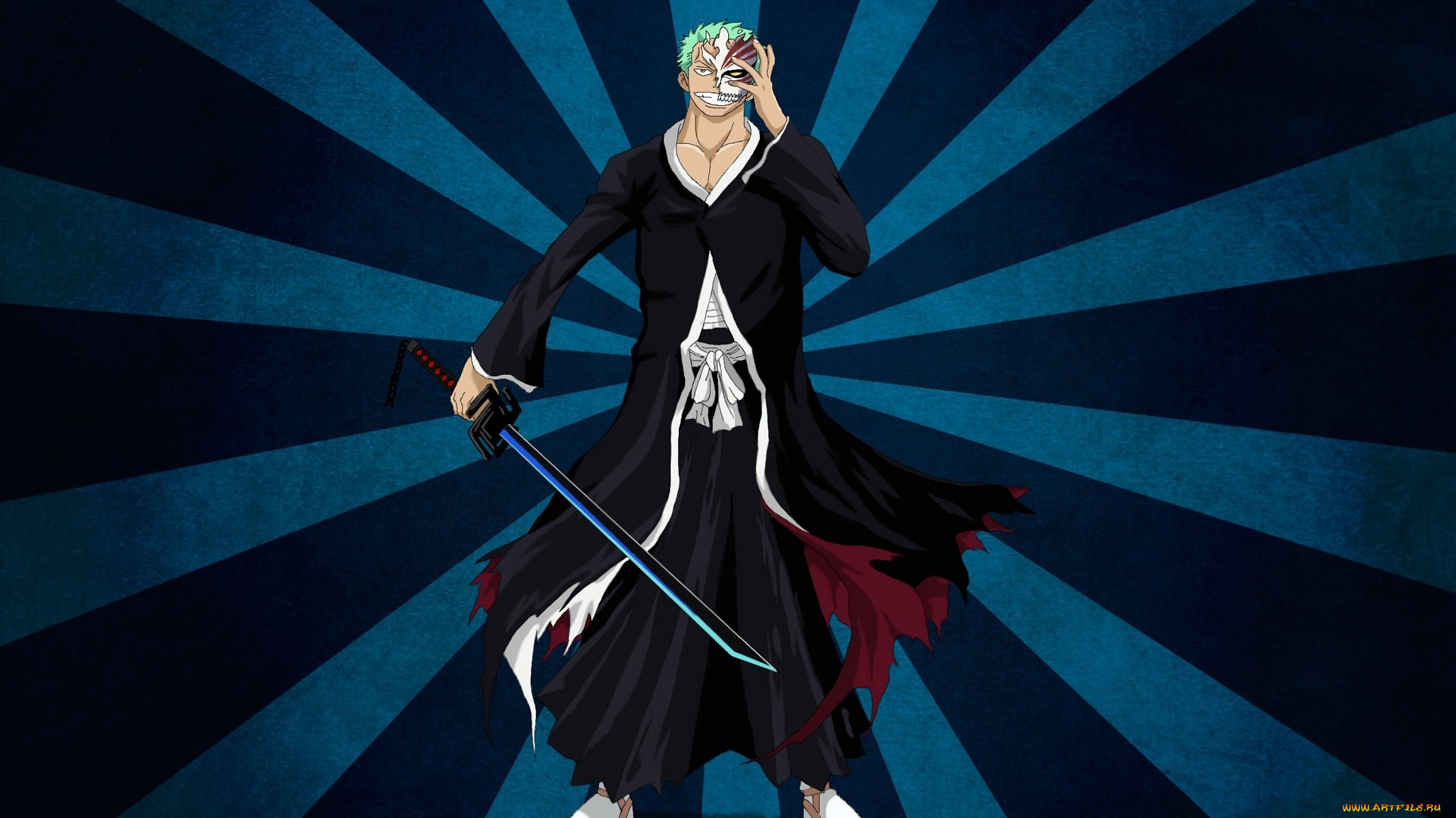 аниме, one, piece, парень, меч, блич, косплей