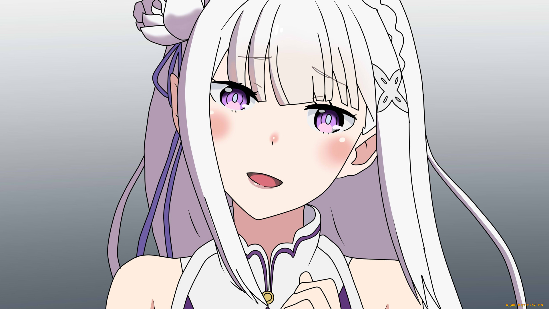 аниме, re, , zero, kara, hajimeru, isekai, seikatsu, эмилия