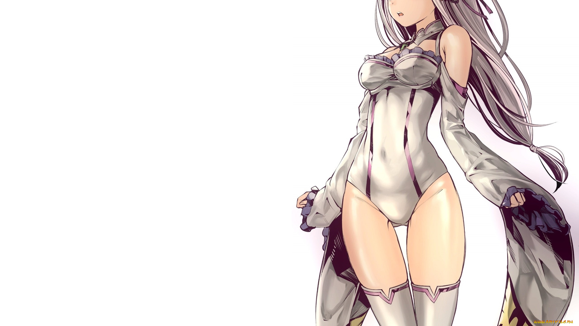 аниме, re, , zero, kara, hajimeru, isekai, seikatsu, эмилия