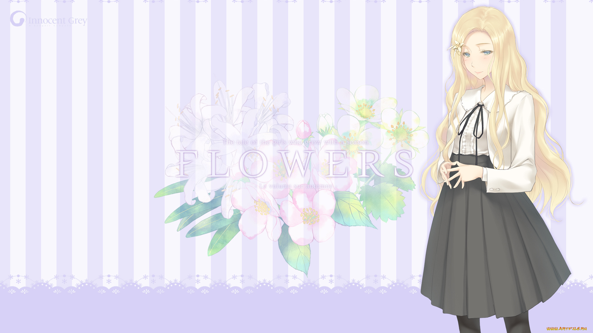 аниме, unknown, , другое, фон, девушка, взгляд