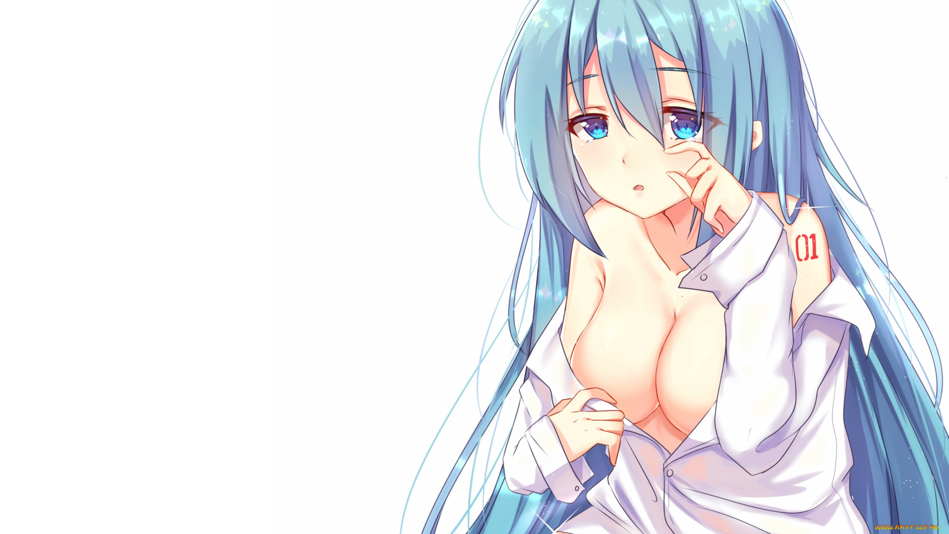 аниме, vocaloid, девушка