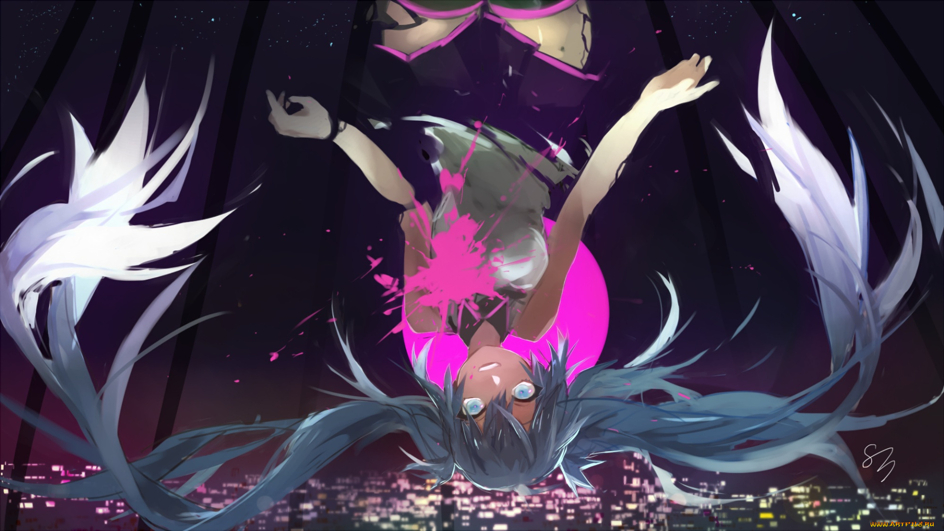 аниме, vocaloid, hatsune, miku