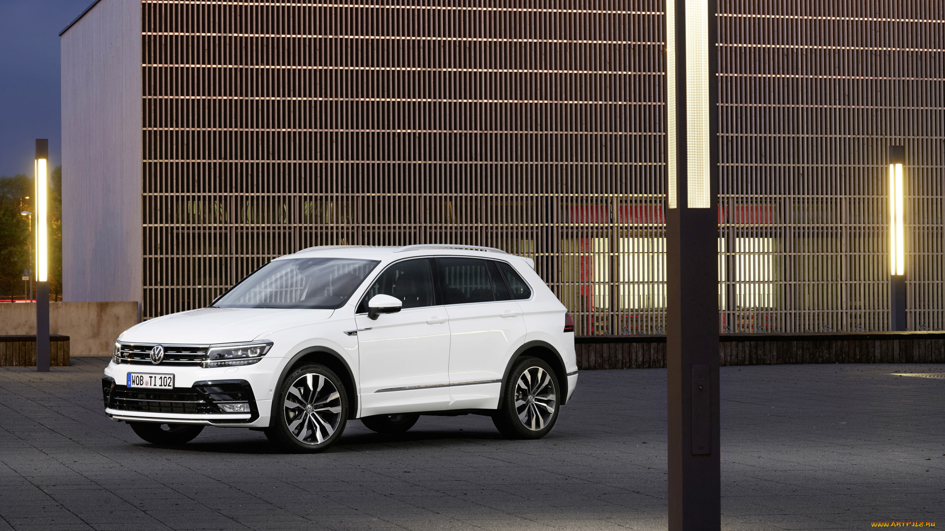 автомобили, volkswagen, tiguan, 2016г, r-line
