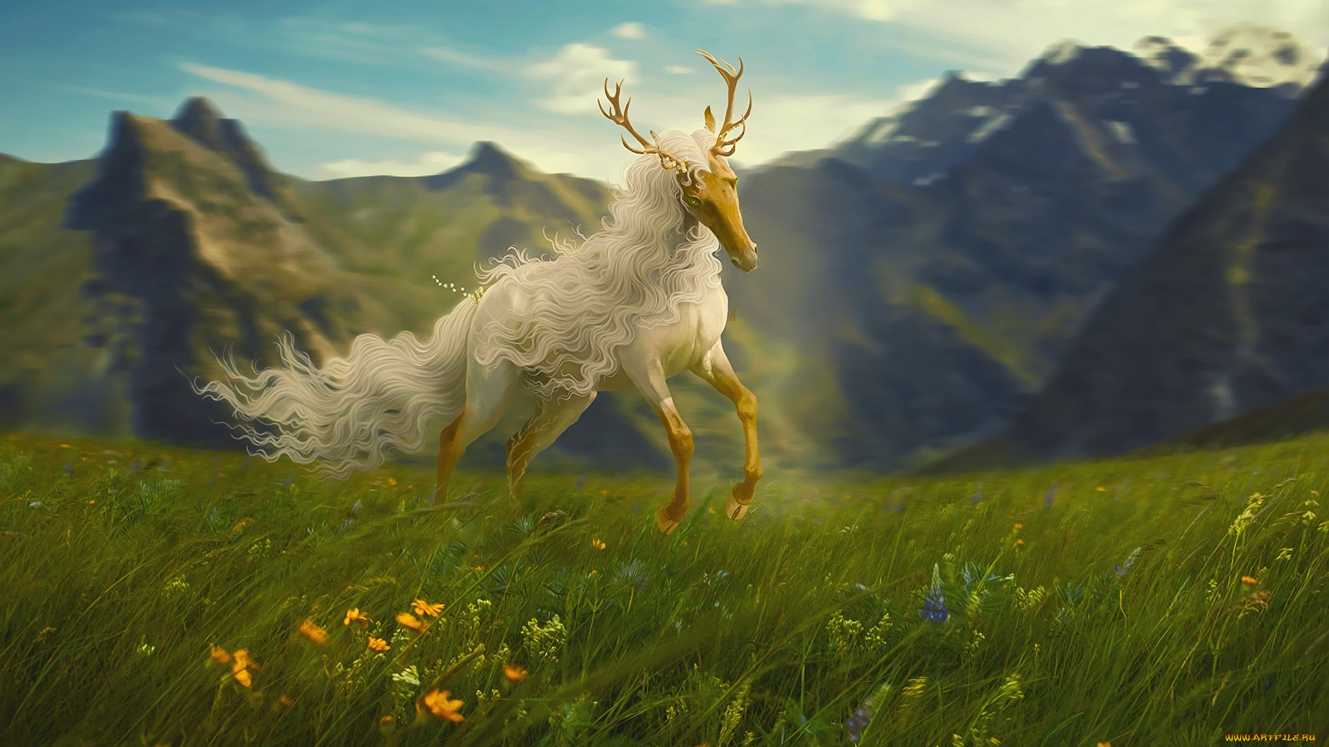 фэнтези, существа, лошадь