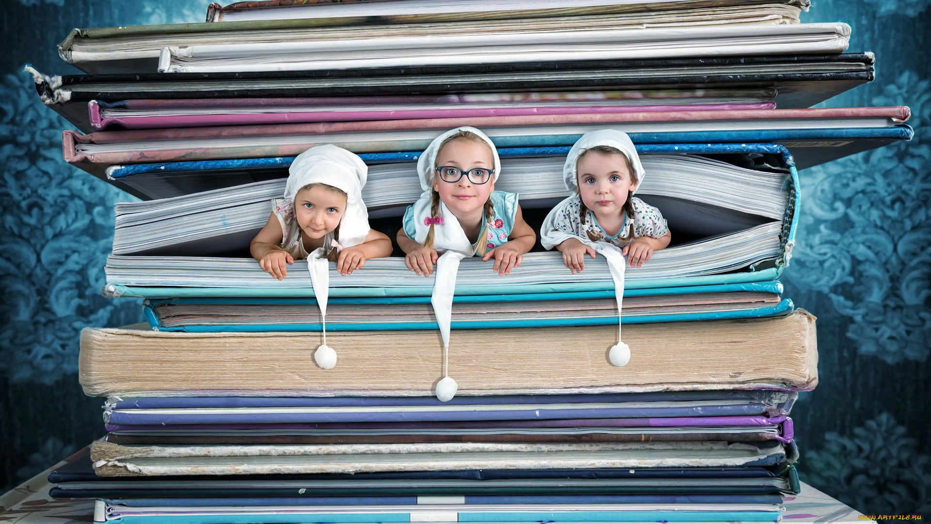 юмор, и, приколы, книги, девочки, фон