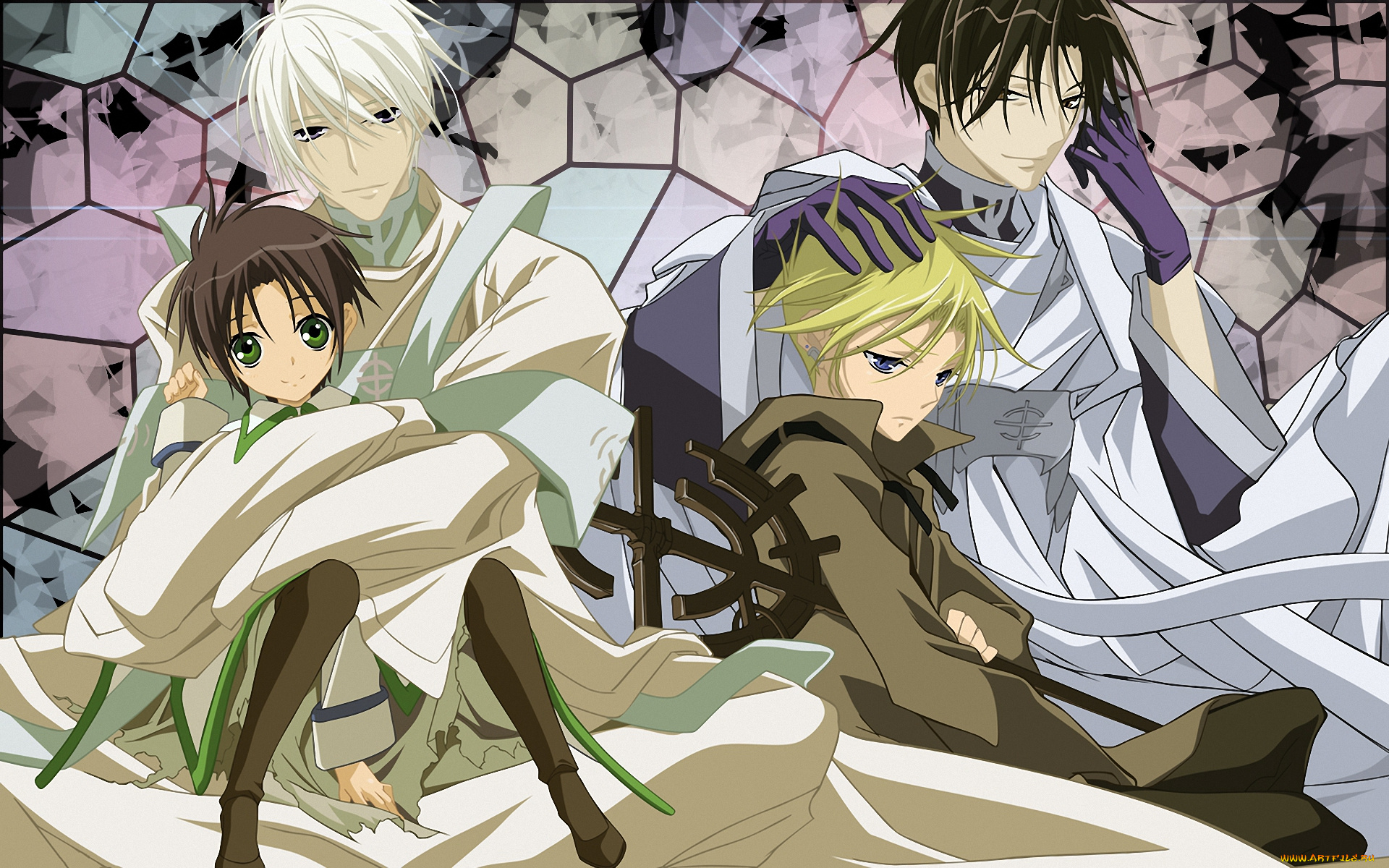 аниме, 07, ghost, klein, teito, bastien