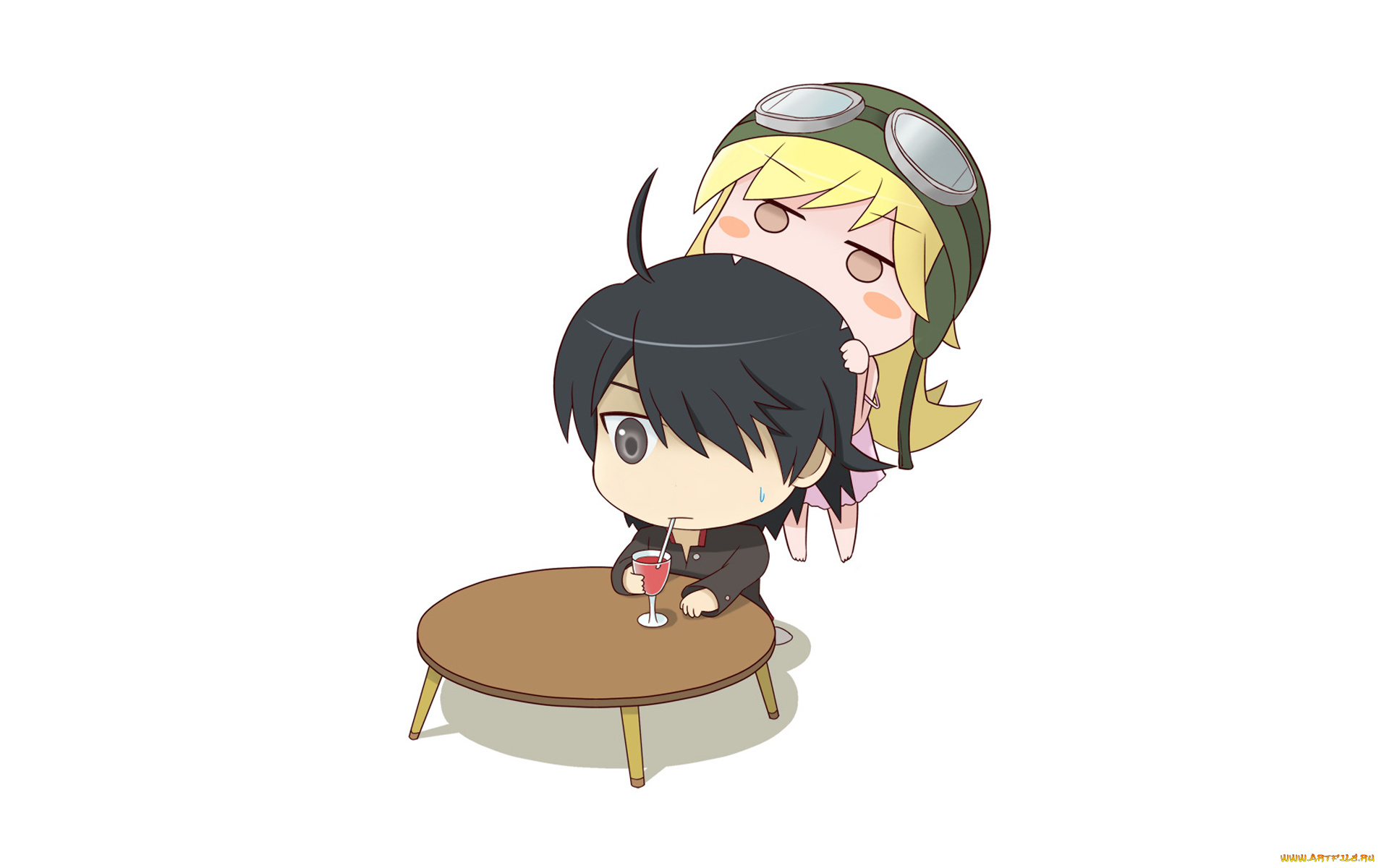 аниме, bakemonogatari, малыши