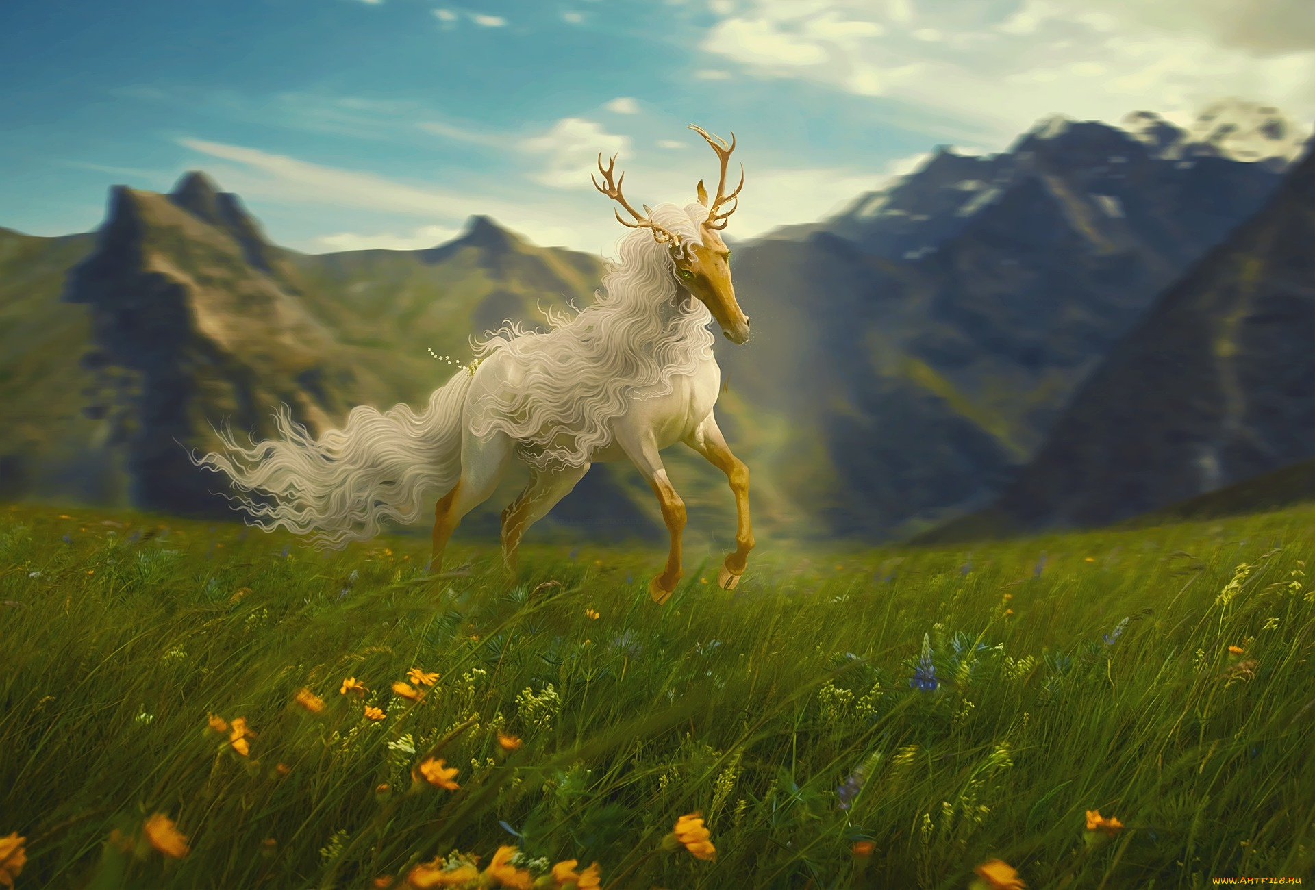 фэнтези, существа, лошадь