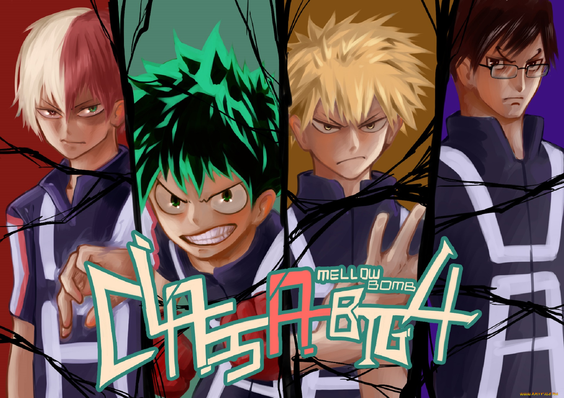аниме, boku, no, hero, academia, парни