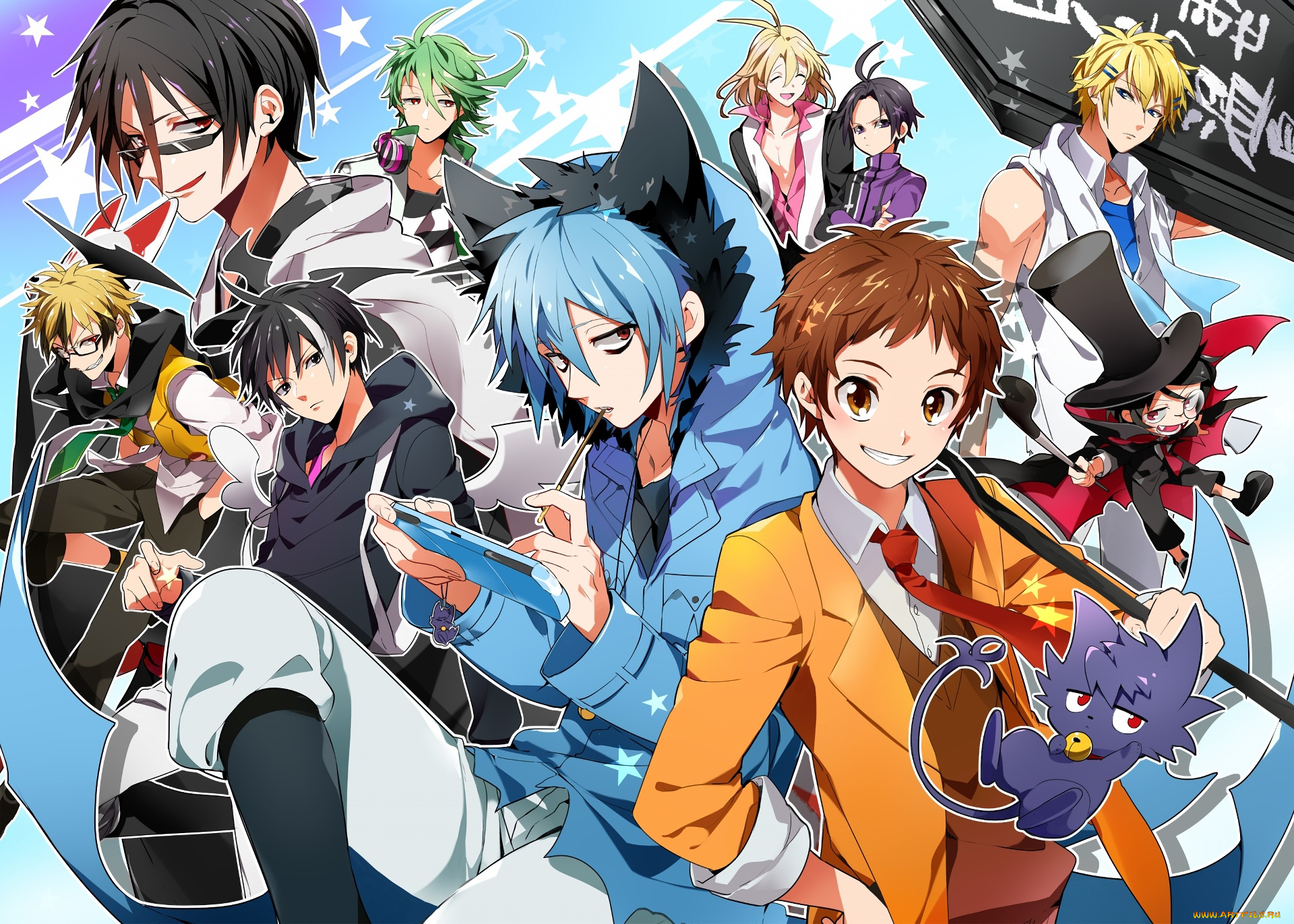 servamp, аниме, персонажи