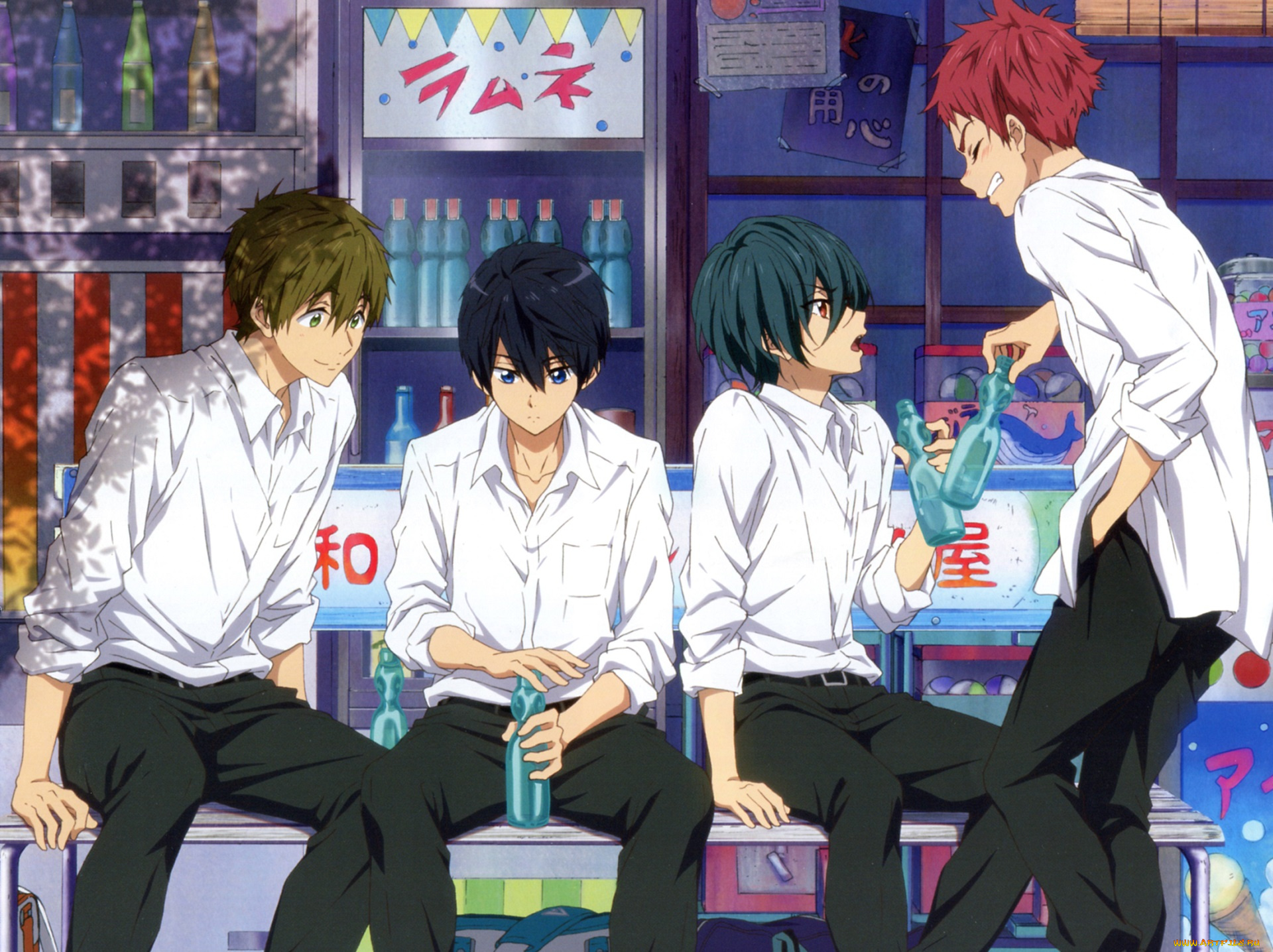 аниме, free, парни