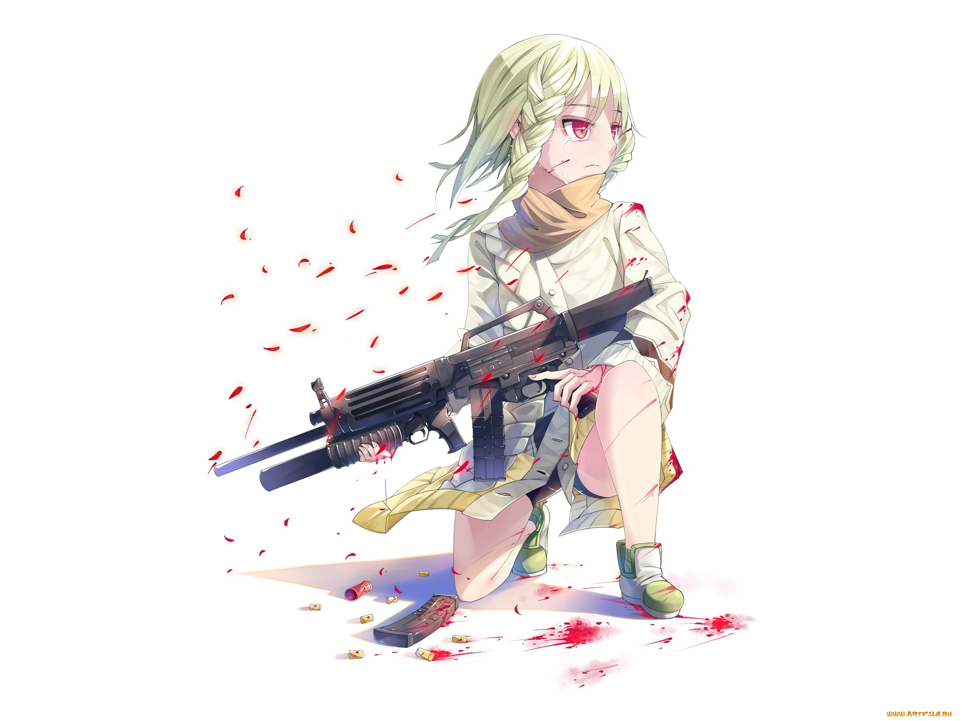 аниме, black, bullet, чёрная, пуля