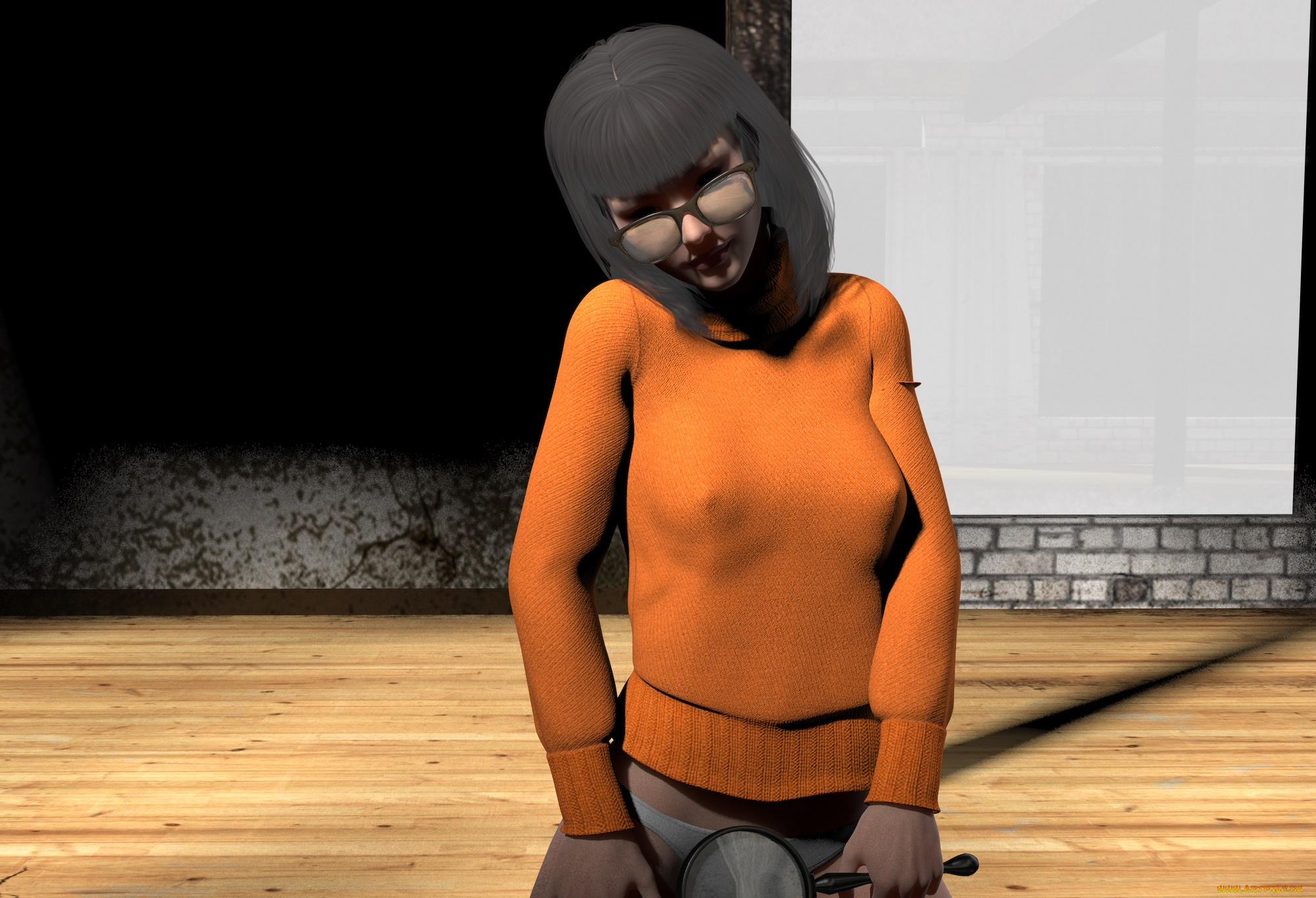 3д, графика, люди, , people, девушка, взгляд, фон