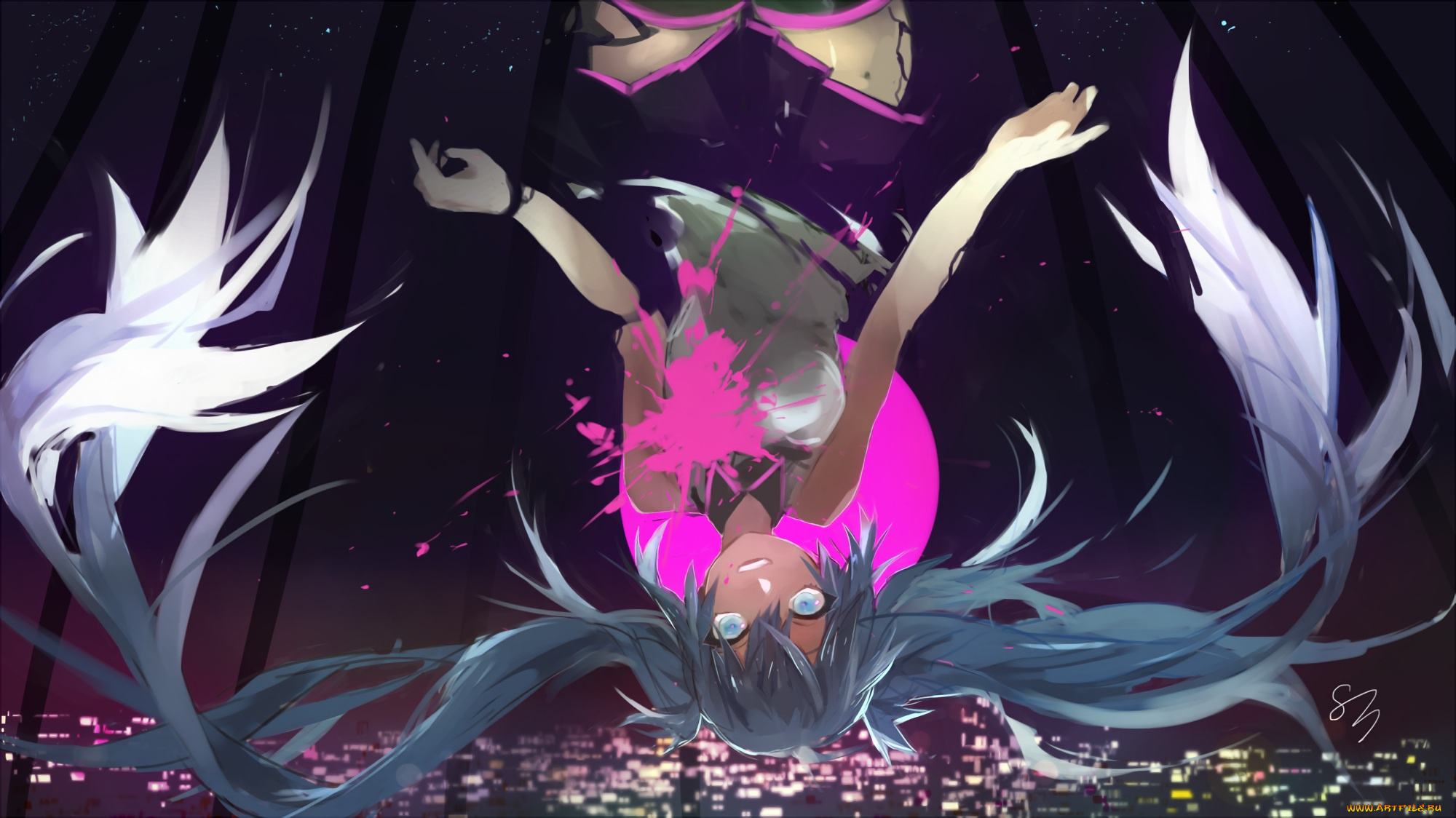 аниме, vocaloid, hatsune, miku