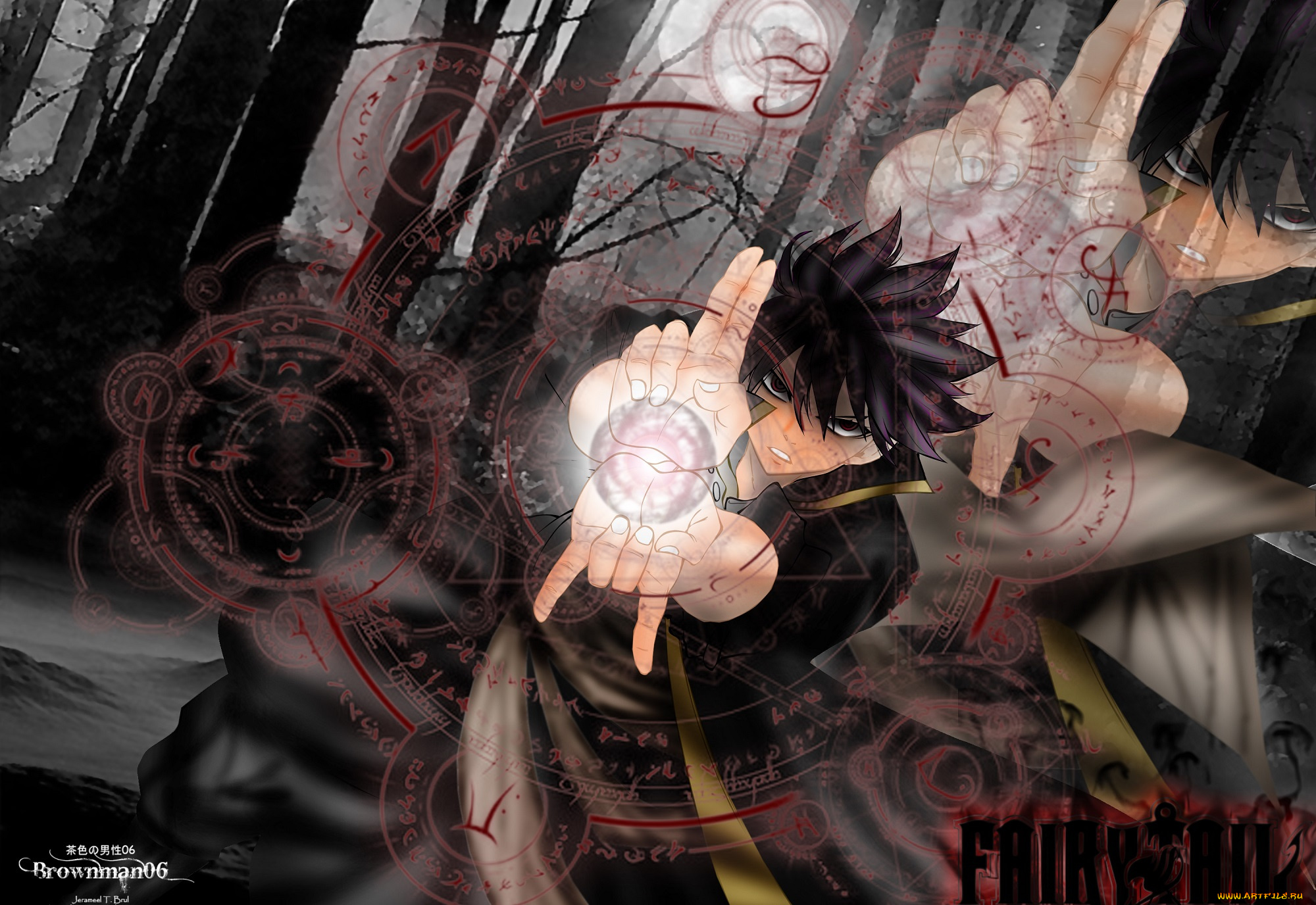 аниме, fairy, tail, хвост, феи