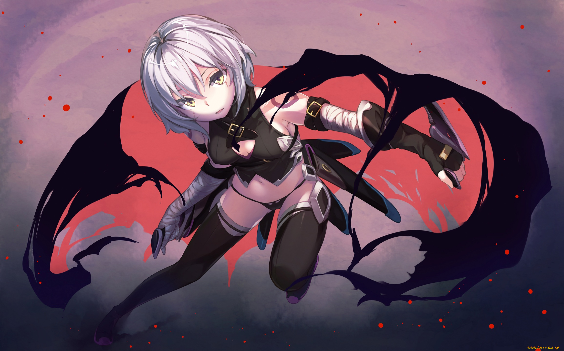 аниме, fate, stay, night, девушка