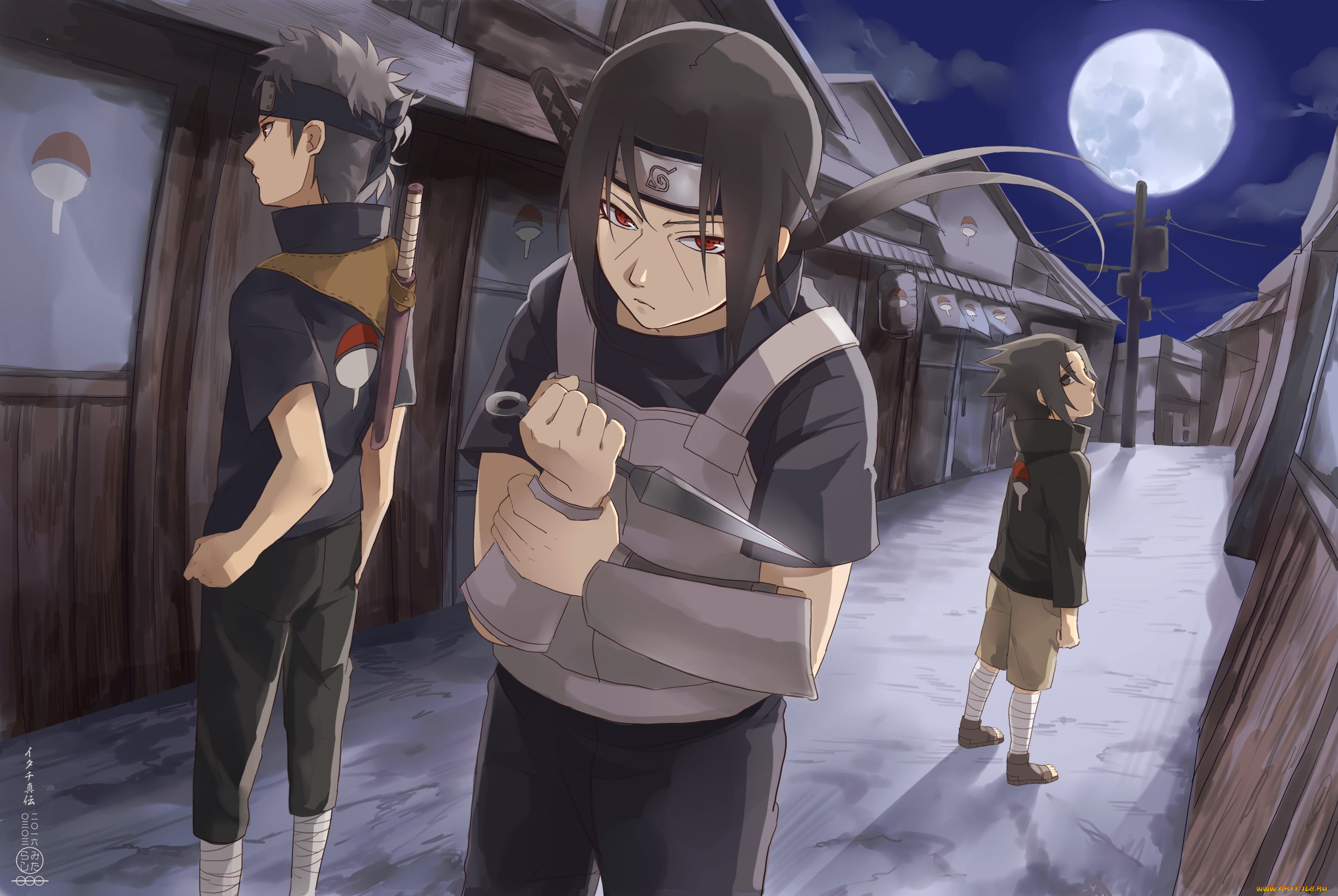 аниме, naruto, uchiha, clan, shisui, itachi, sasuke