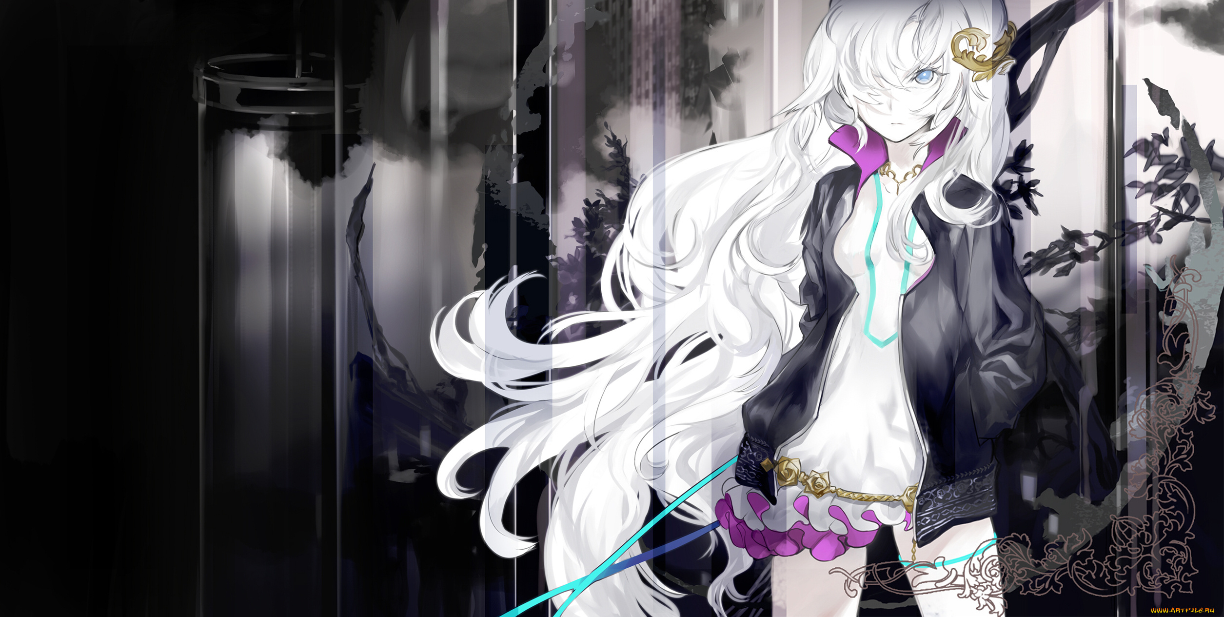 аниме, vocaloid, девушка