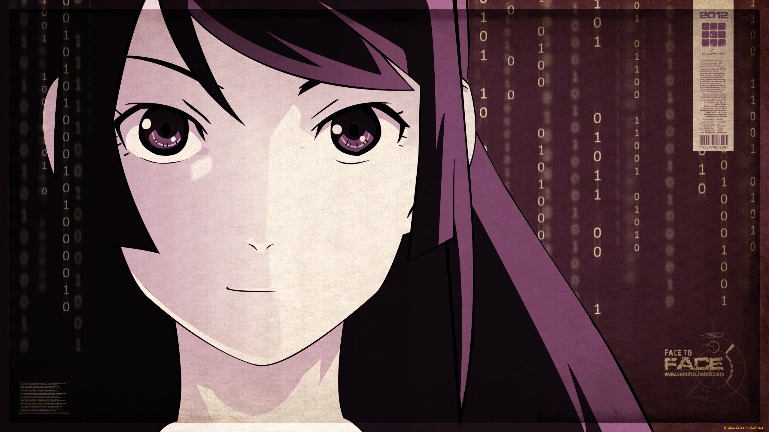 аниме, bakemonogatari, девушка