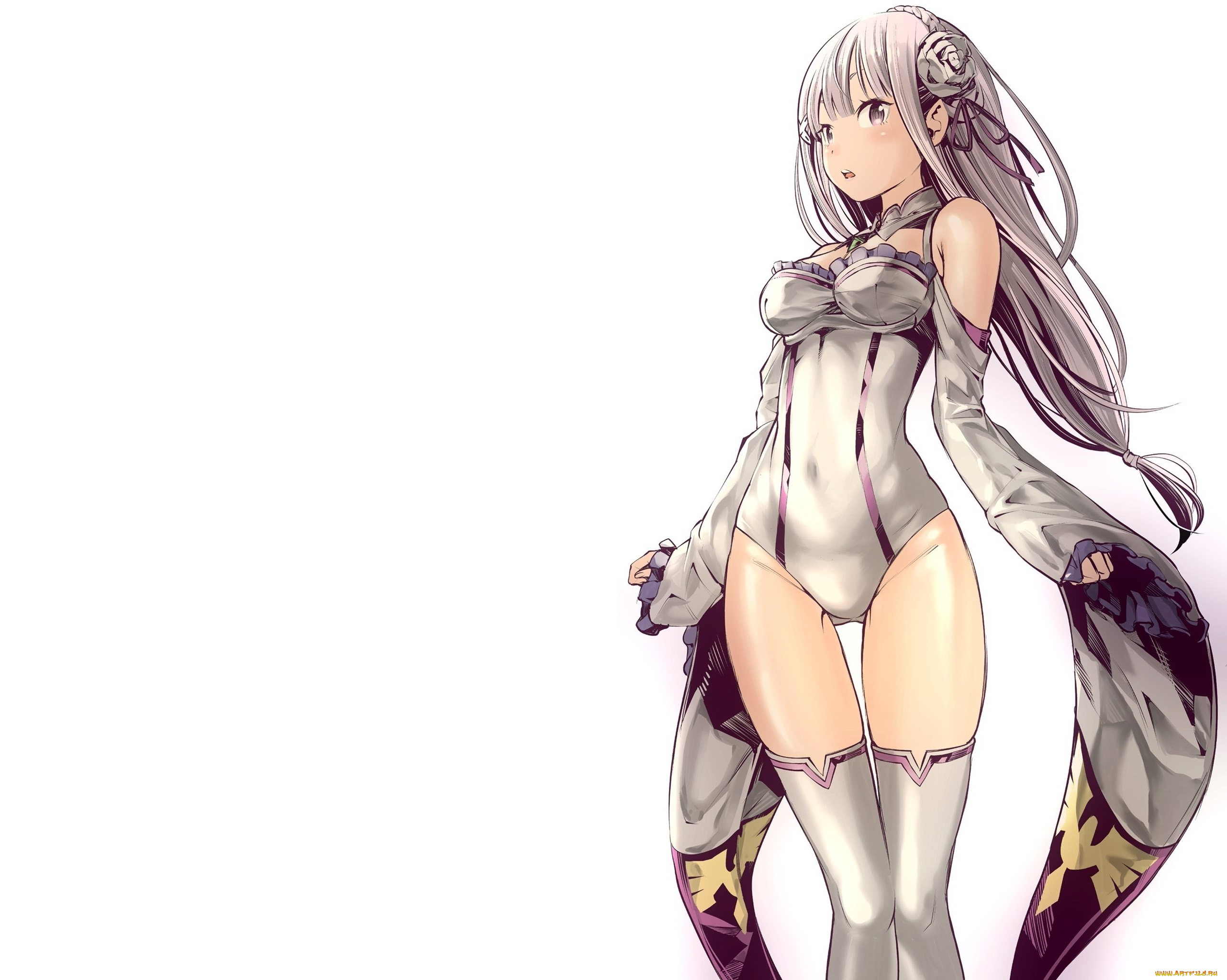 аниме, re, , zero, kara, hajimeru, isekai, seikatsu, эмилия