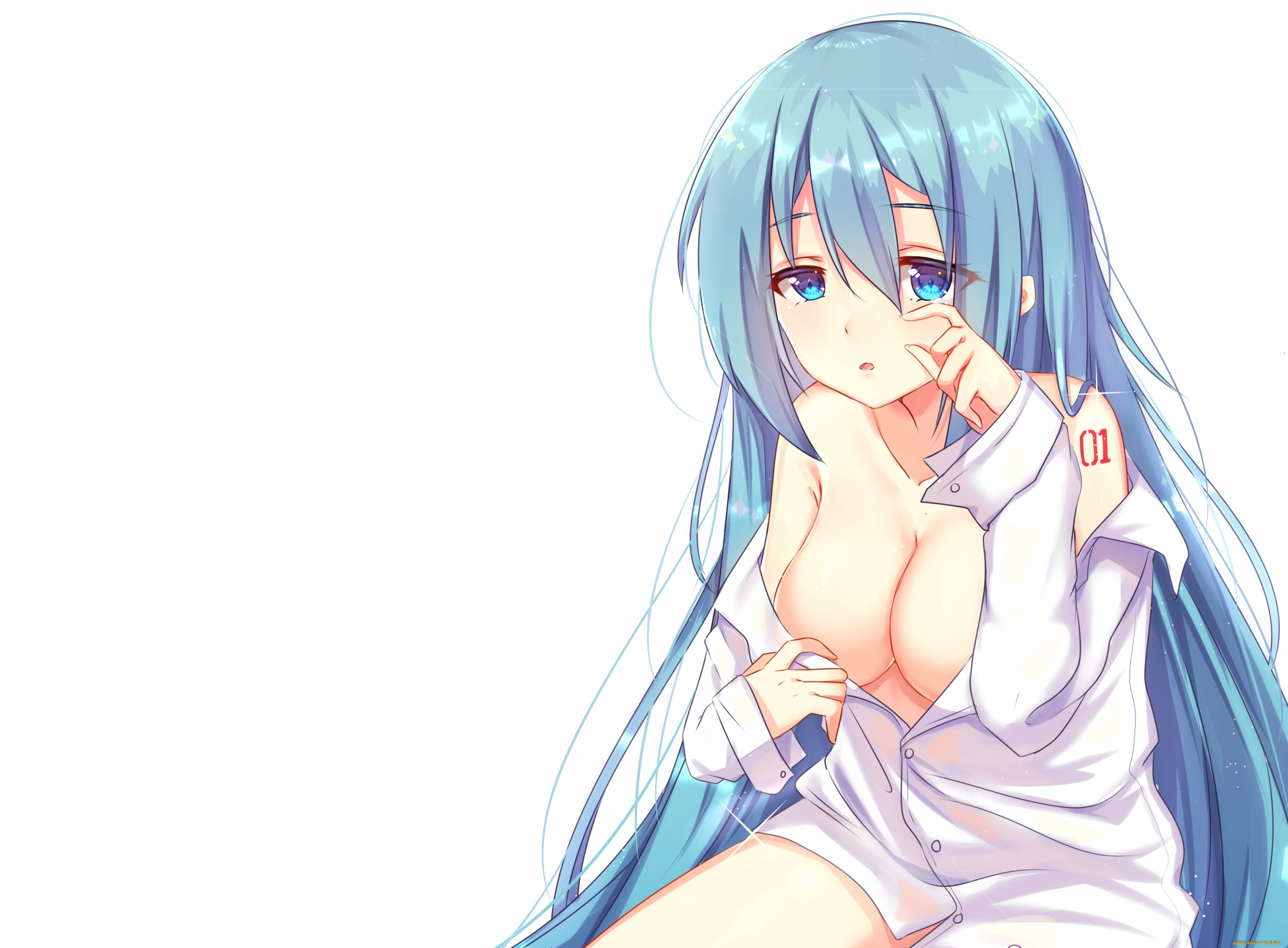 аниме, vocaloid, девушка