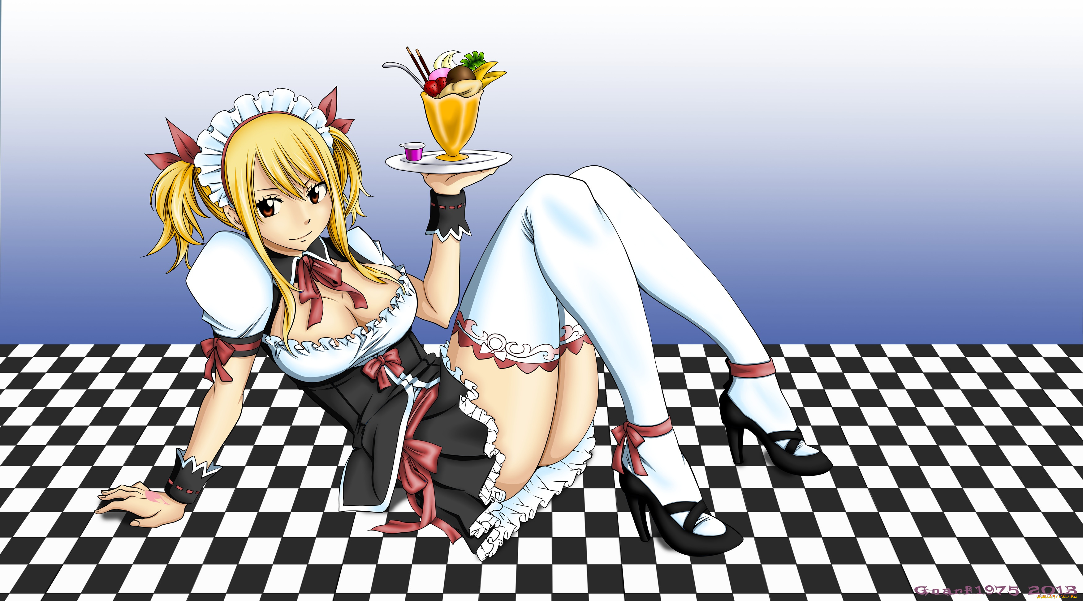 аниме, fairy, tail, хвост, феи