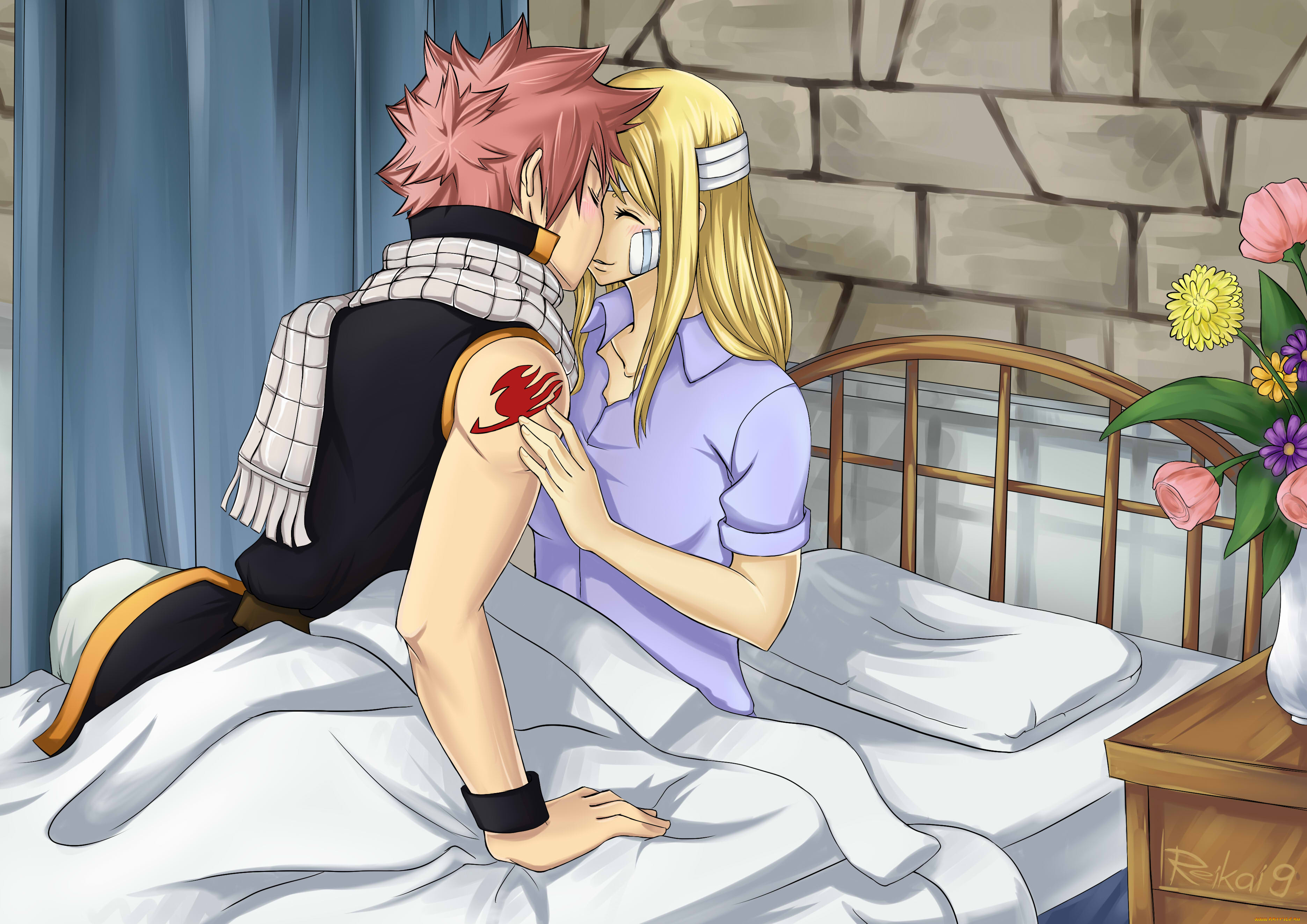 аниме, fairy, tail, хвост, феи