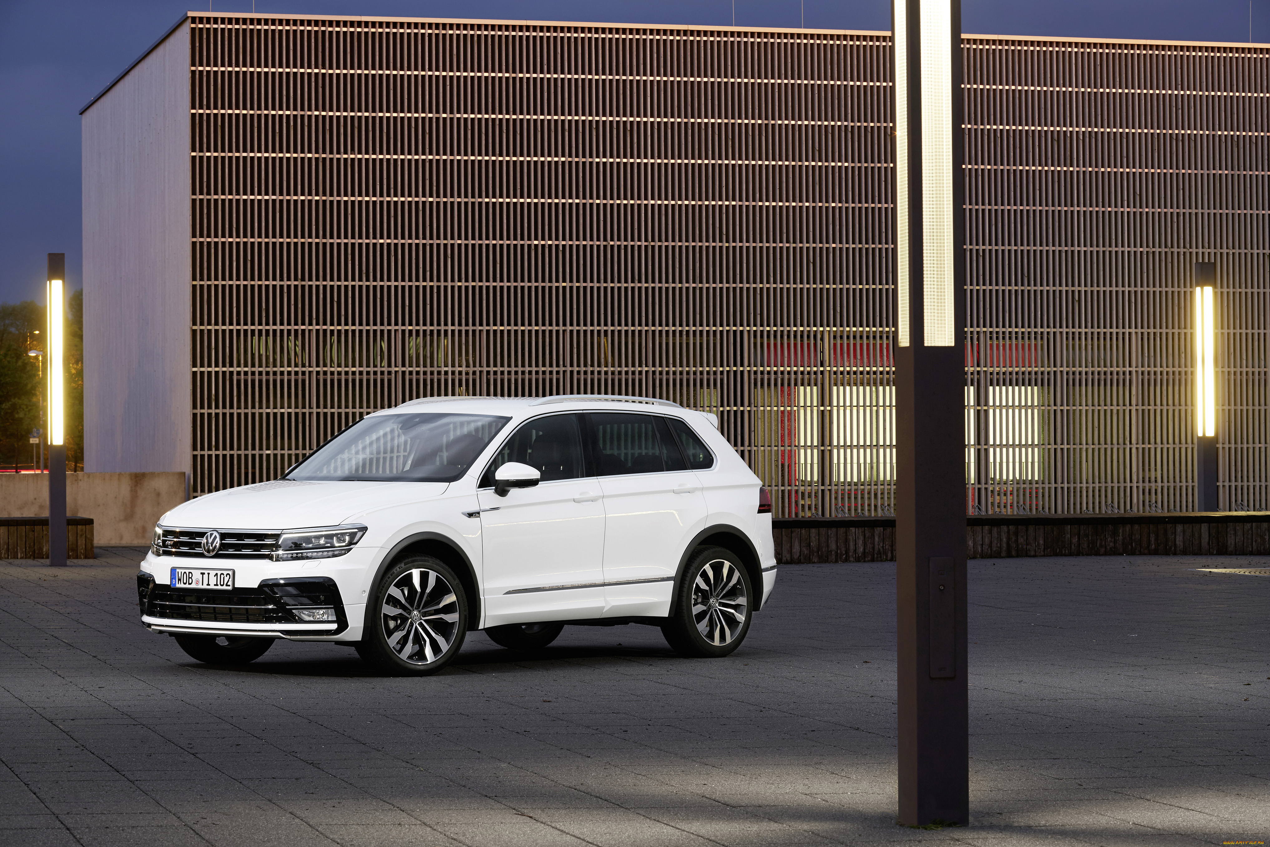 автомобили, volkswagen, tiguan, 2016г, r-line