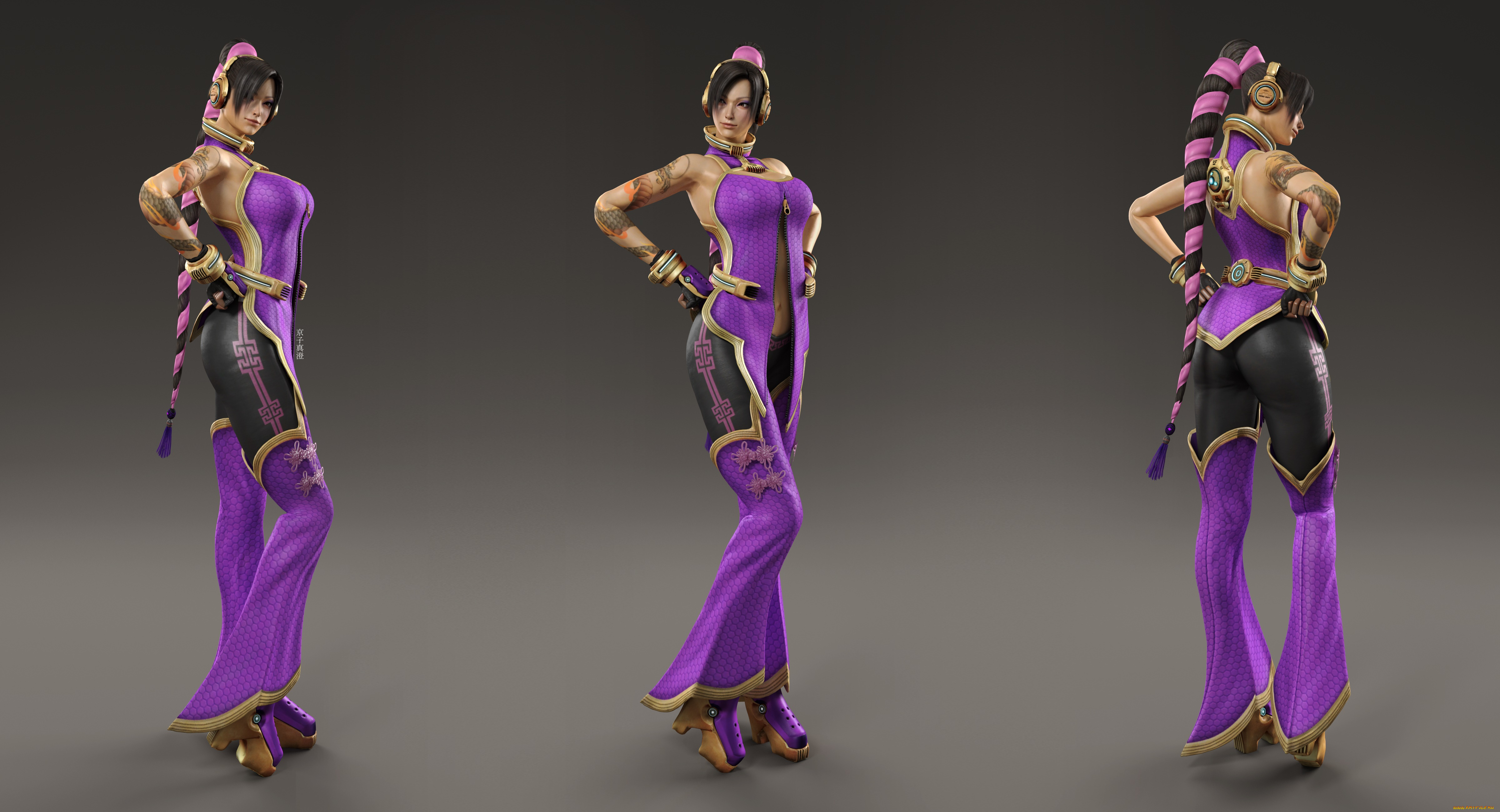 3д, графика, люди, , people, девушка, взгляд, фон