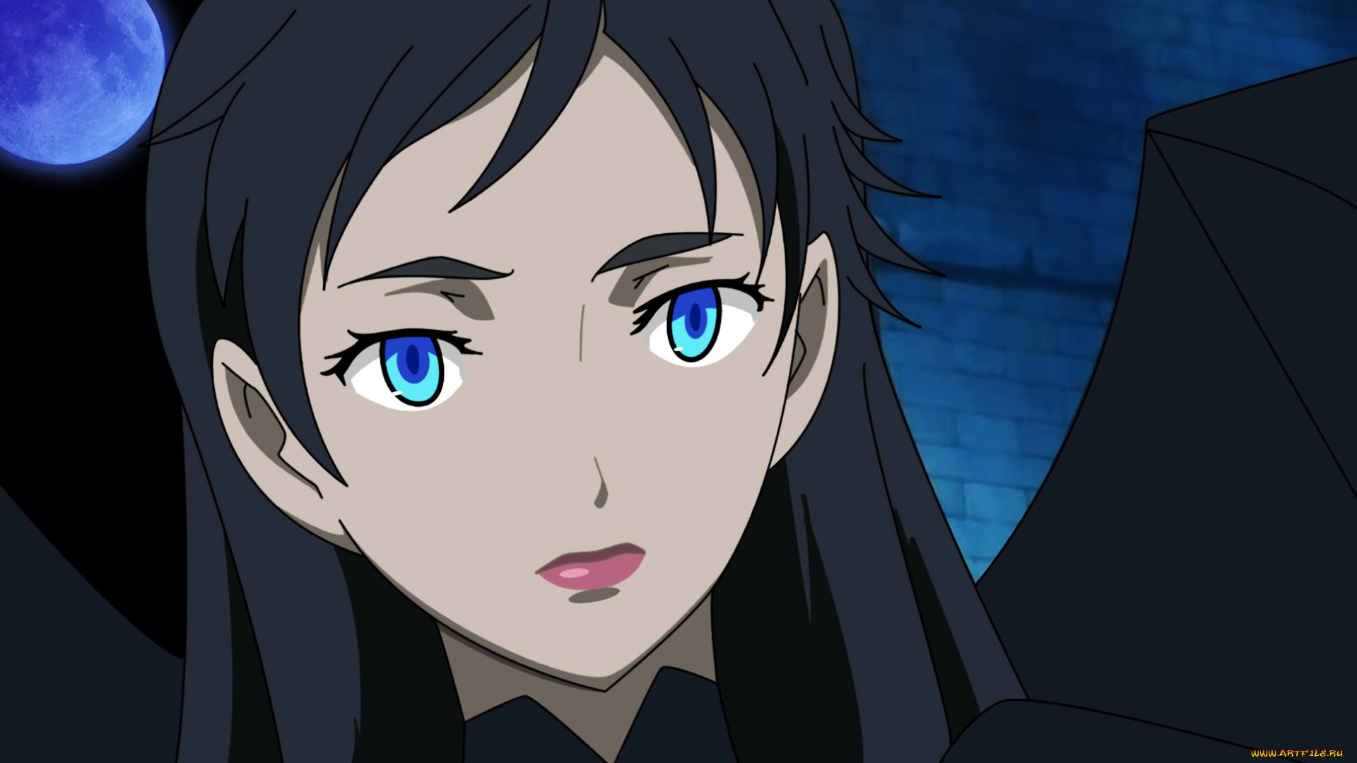 аниме, blood, , девушка