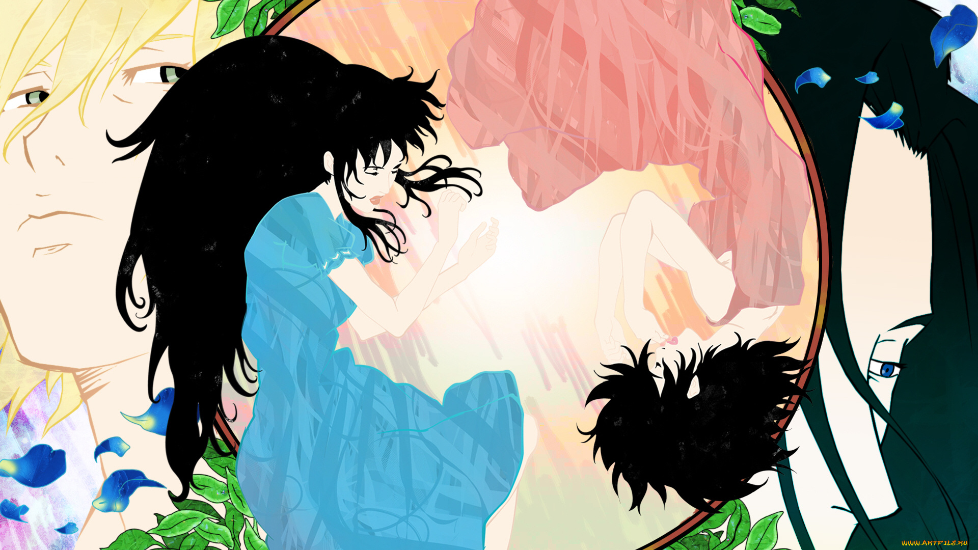 аниме, blood, , девушки