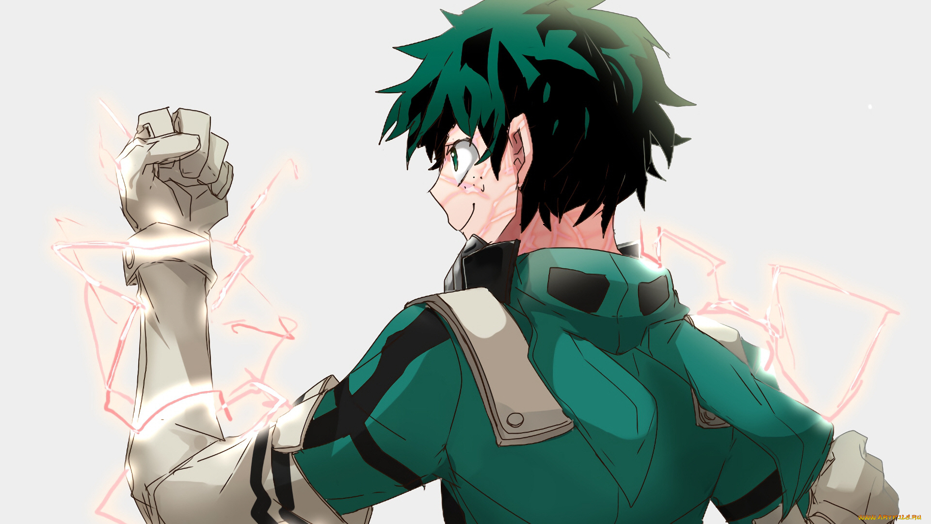 аниме, boku, no, hero, academia, изуку