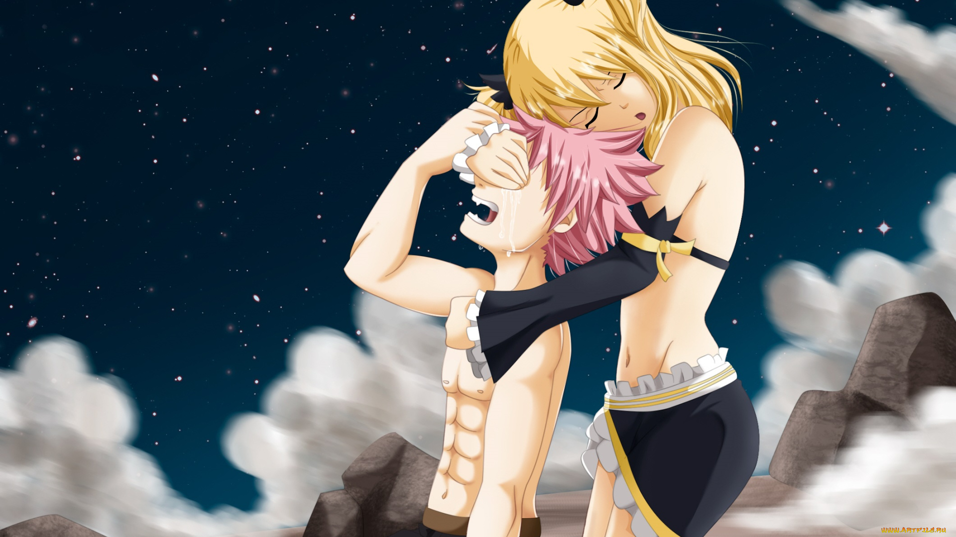 аниме, fairy, tail, хвост, феи