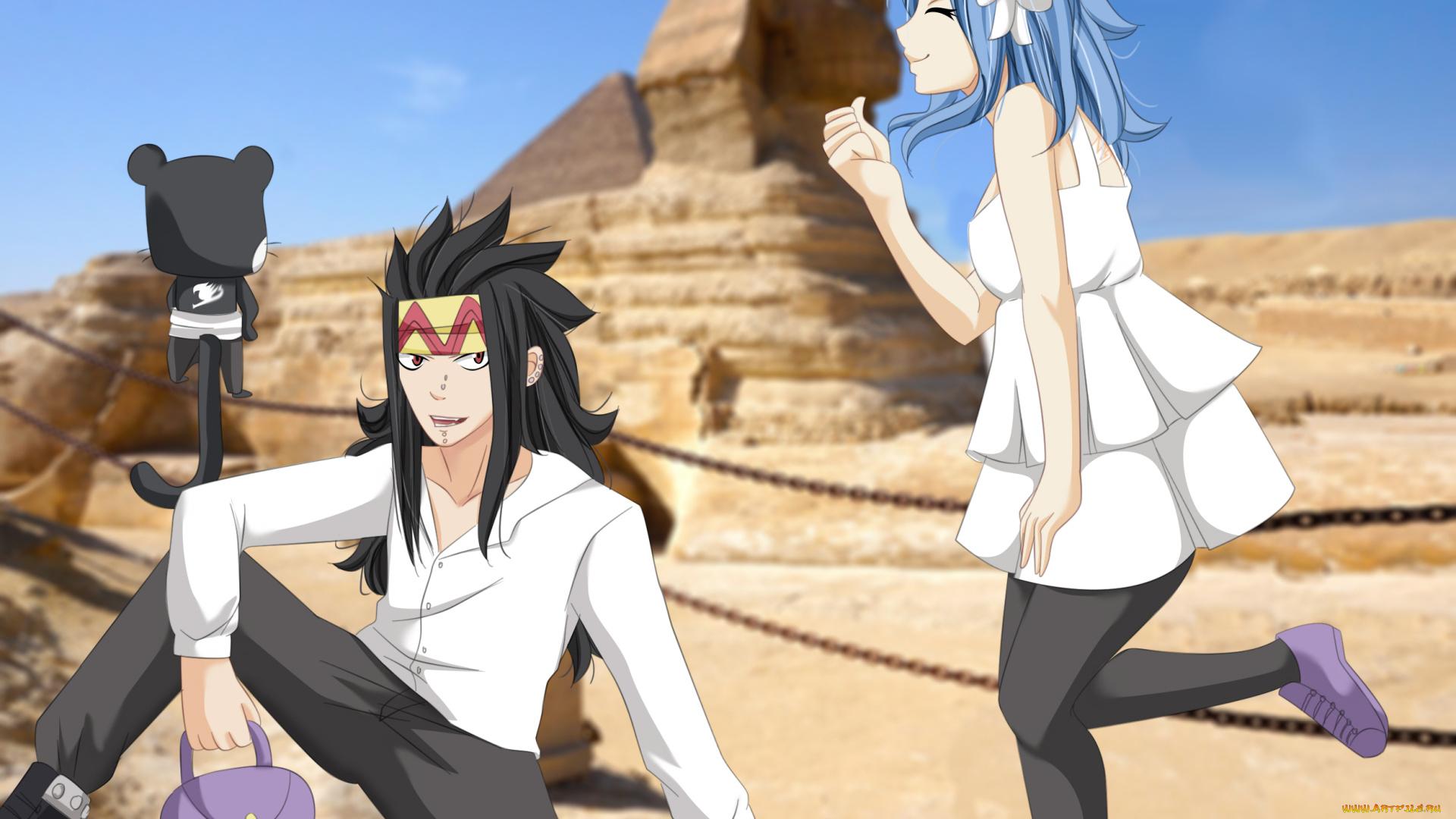 аниме, fairy, tail, хвост, феи