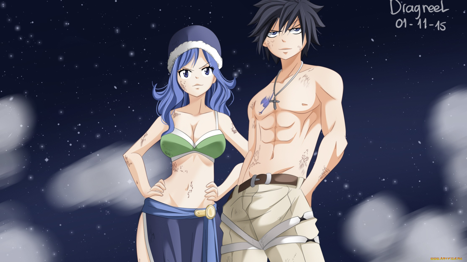 аниме, fairy, tail, хвост, феи