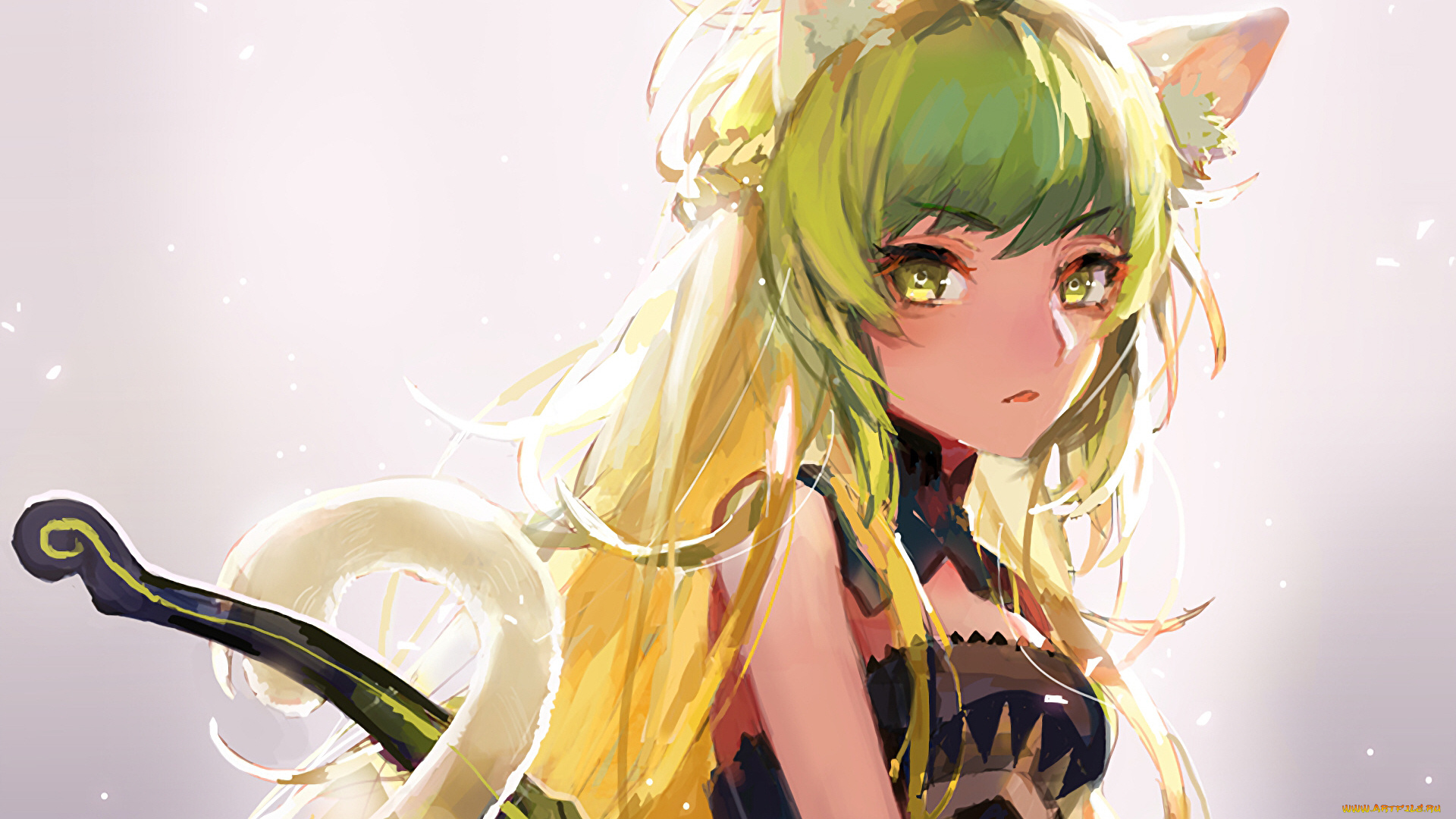 аниме, fate, stay, night, девушка