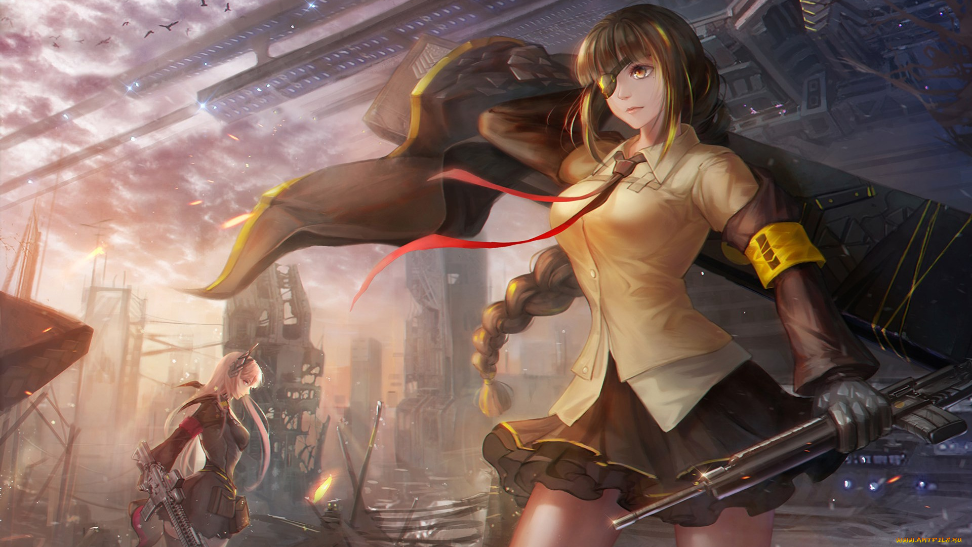 аниме, girls, frontline, девушки