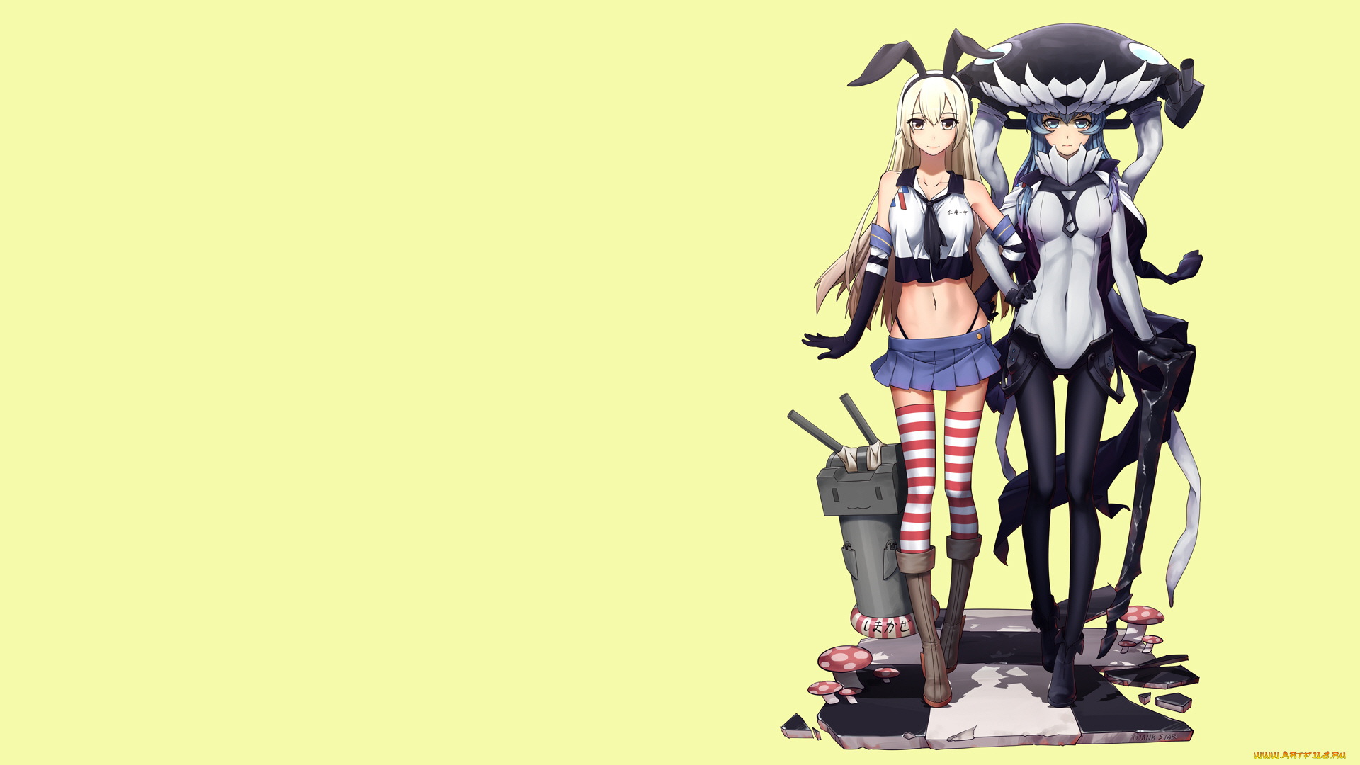 аниме, kantai, collection, девочки
