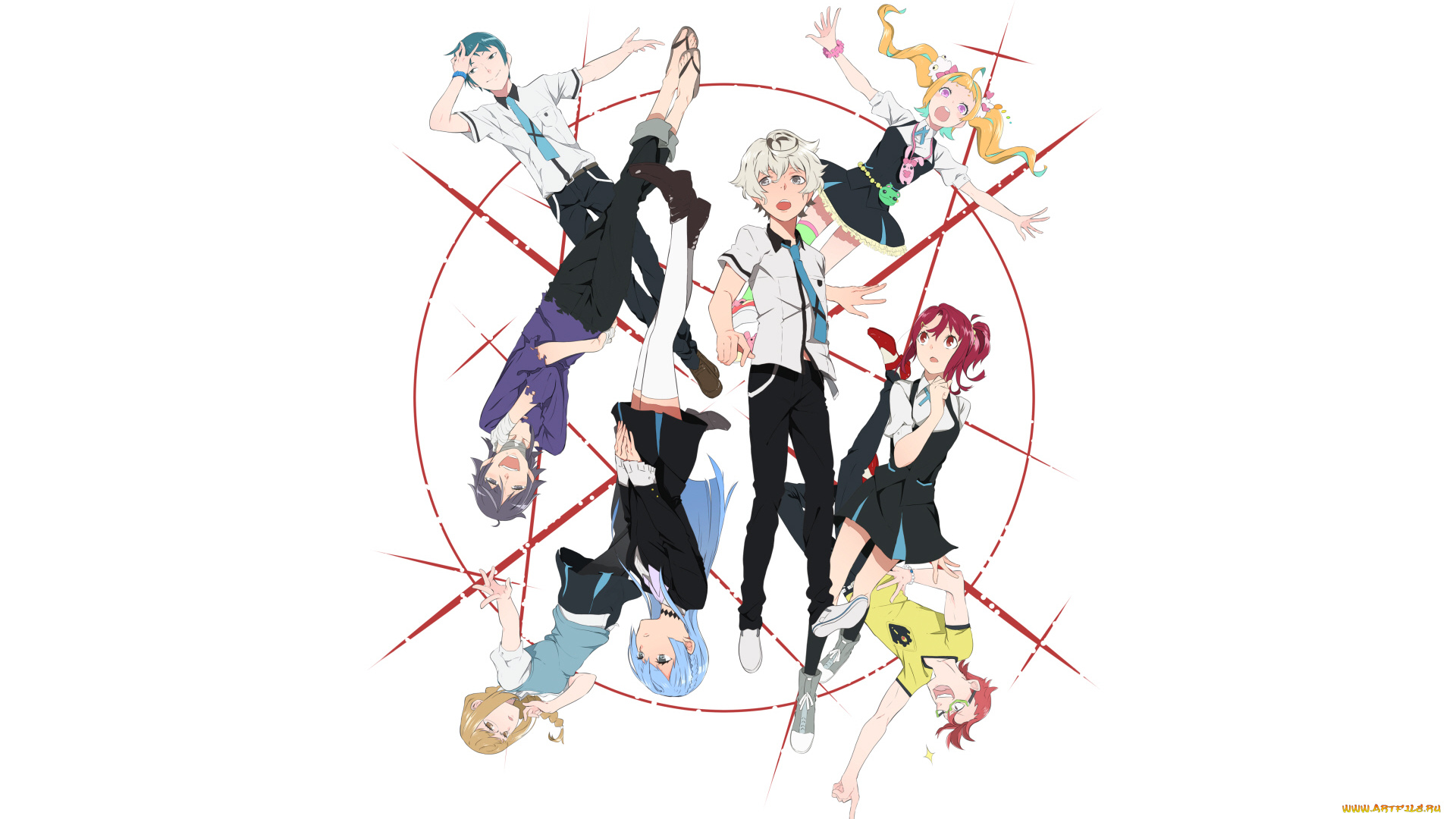 аниме, kiznaiver, связанные