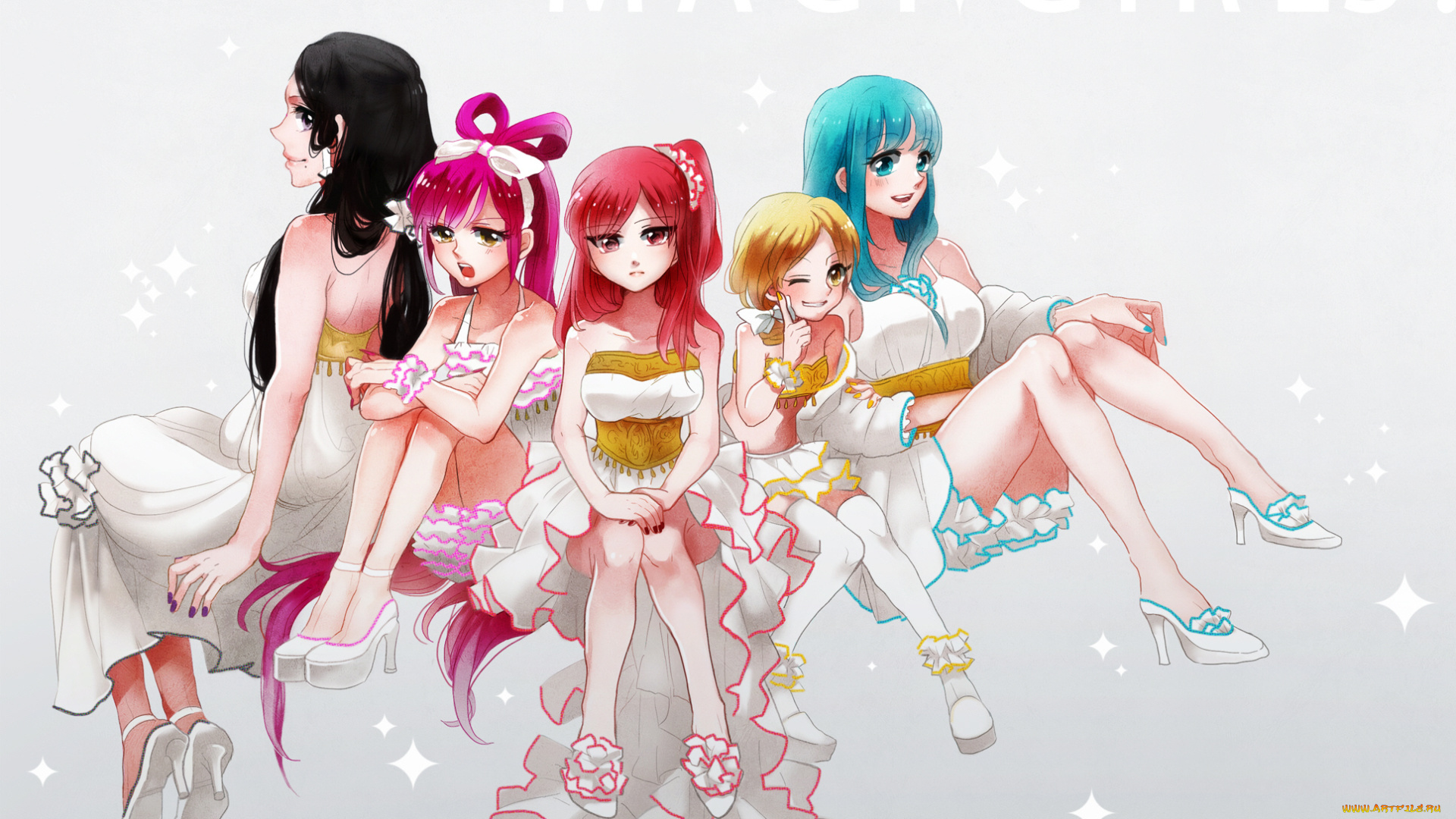 аниме, magi, the, labyrinth, of, magic, девочки