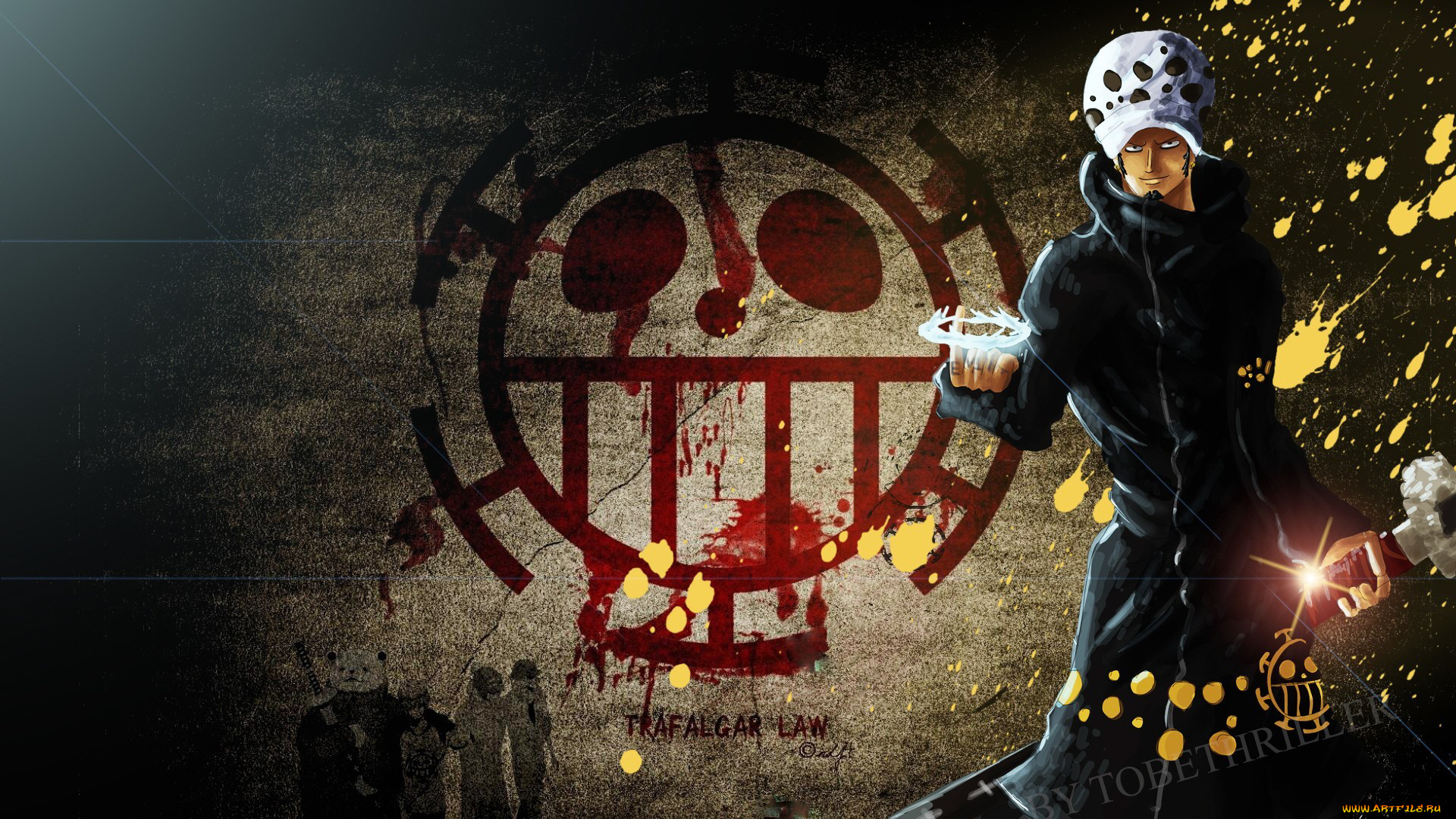 аниме, one, piece, парень