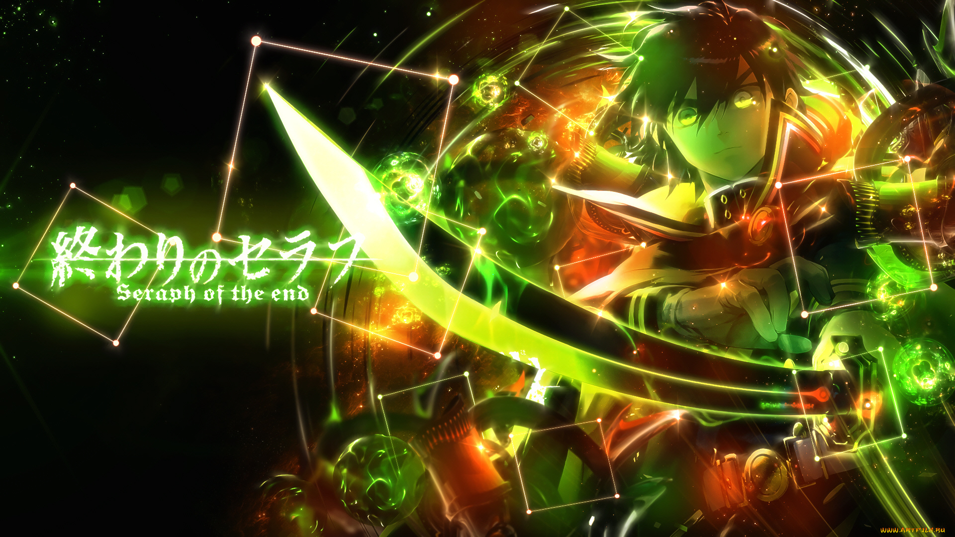 аниме, owari, no, seraph, парень